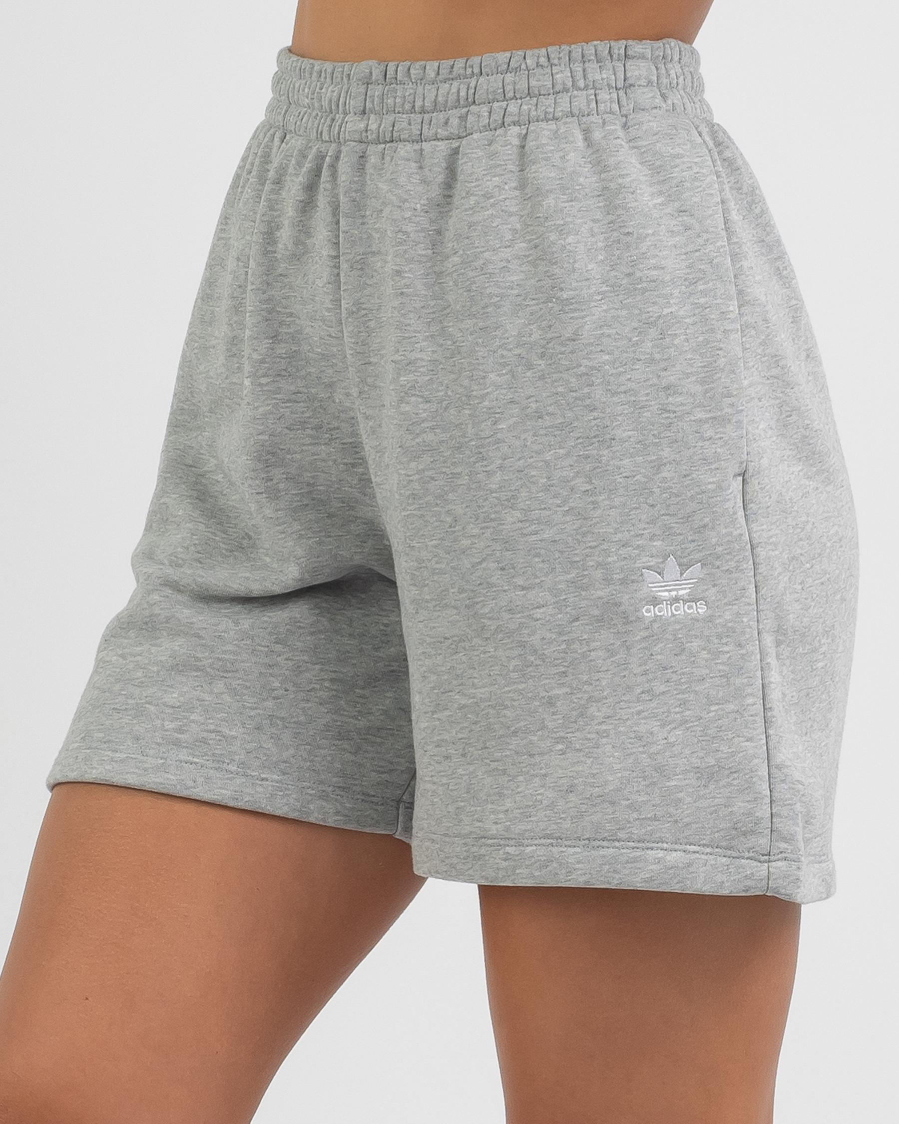 Gray adidas shorts on sale womens