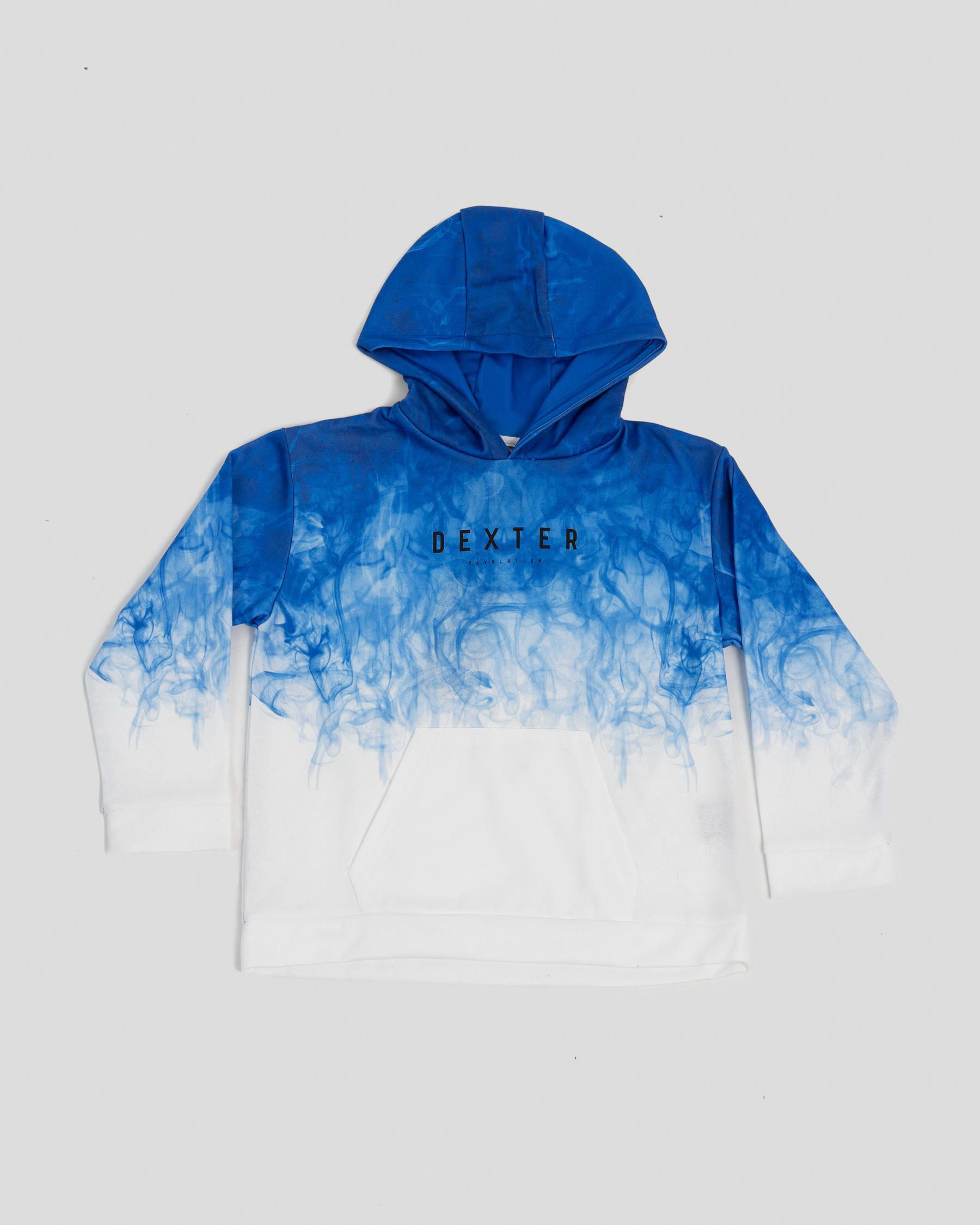 Shop Dexter Toddlers' Ablaze Hoodie In Blue - Fast Shipping & Easy ...