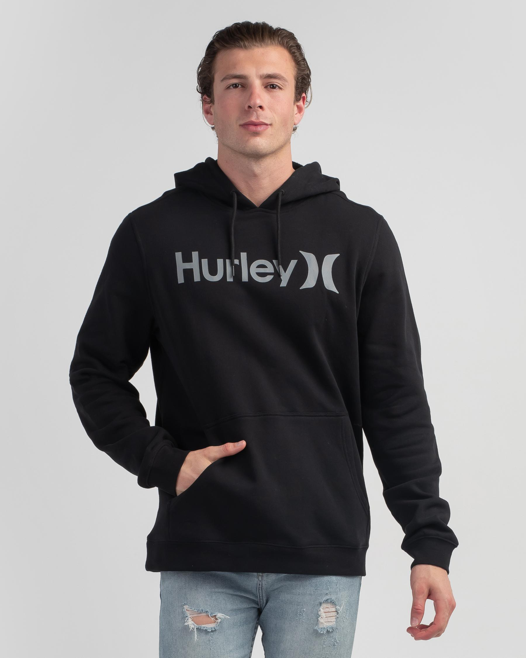 Shop Hurley OAO Pullover Fleece Hoodie In 010 - Fast Shipping & Easy ...