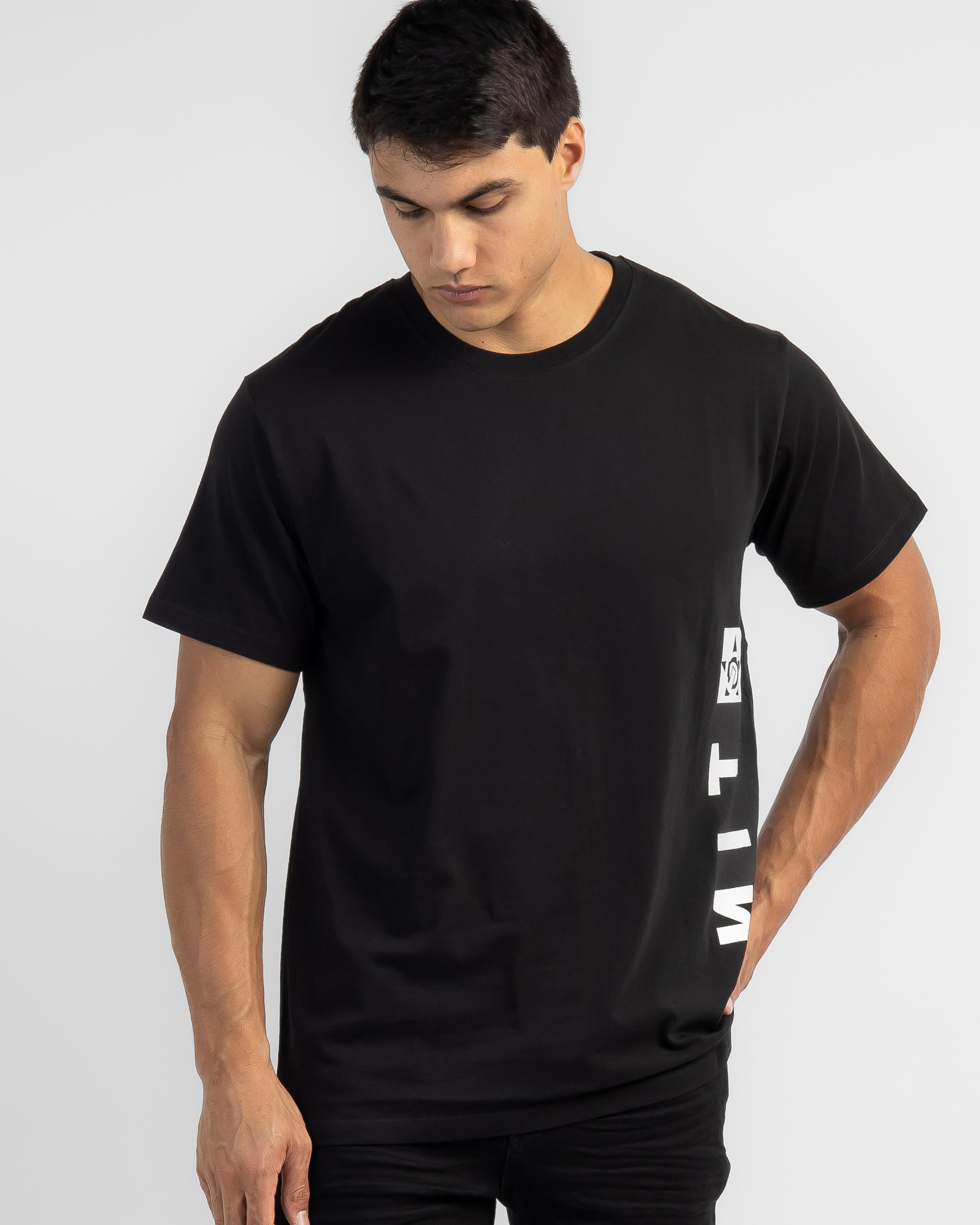 Shop Unit Laser T-Shirt In Black White - Fast Shipping & Easy Returns ...