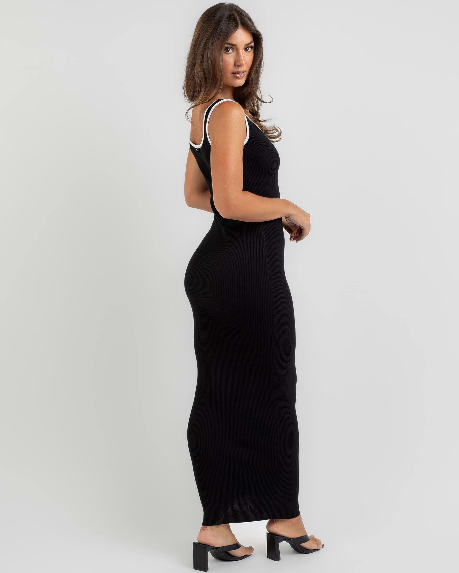 Shop Ava And Ever Gemma Maxi Dress In Black - Fast Shipping & Easy ...