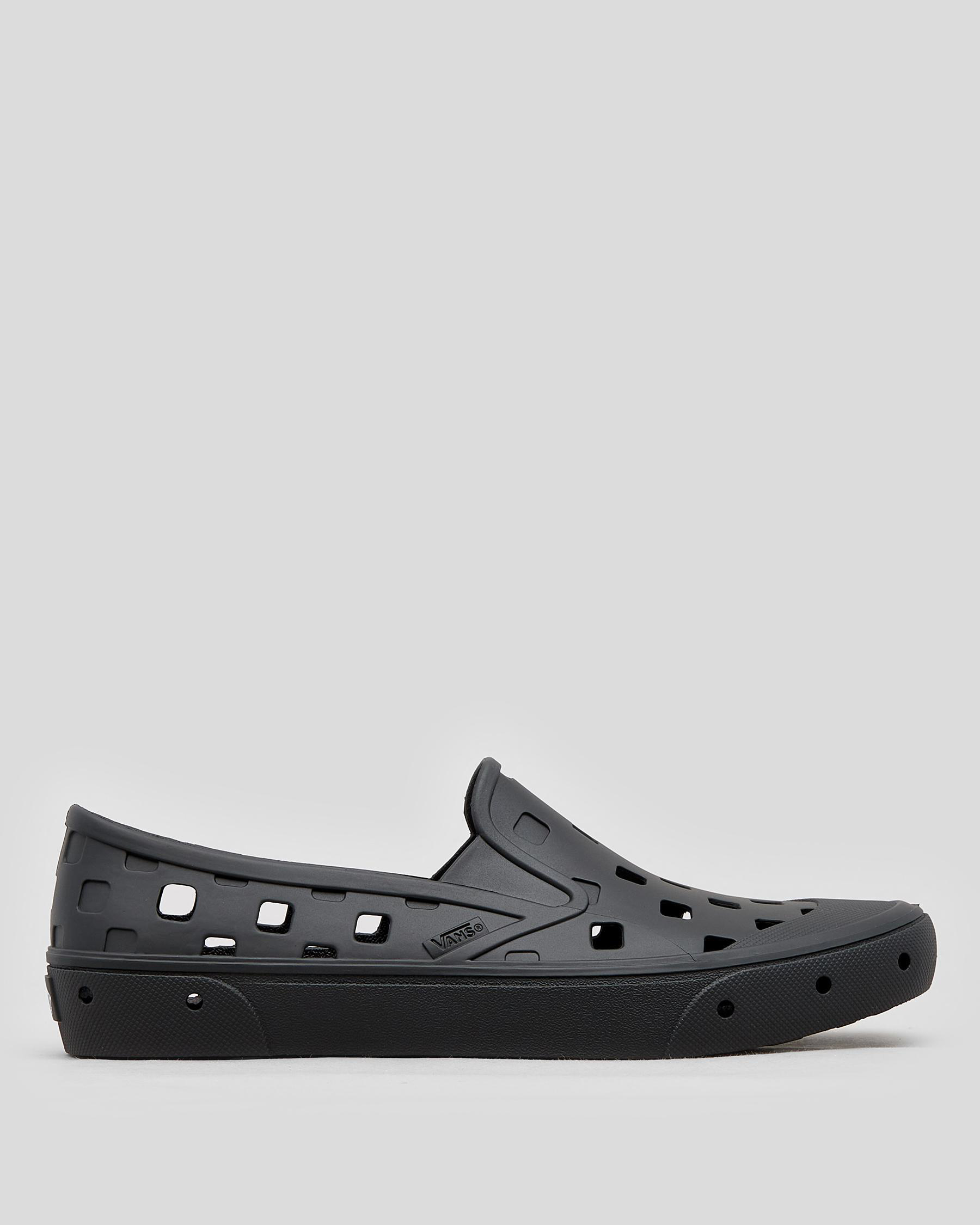 Shop Vans Trek Slip-On Shoes In Black - Fast Shipping & Easy Returns ...