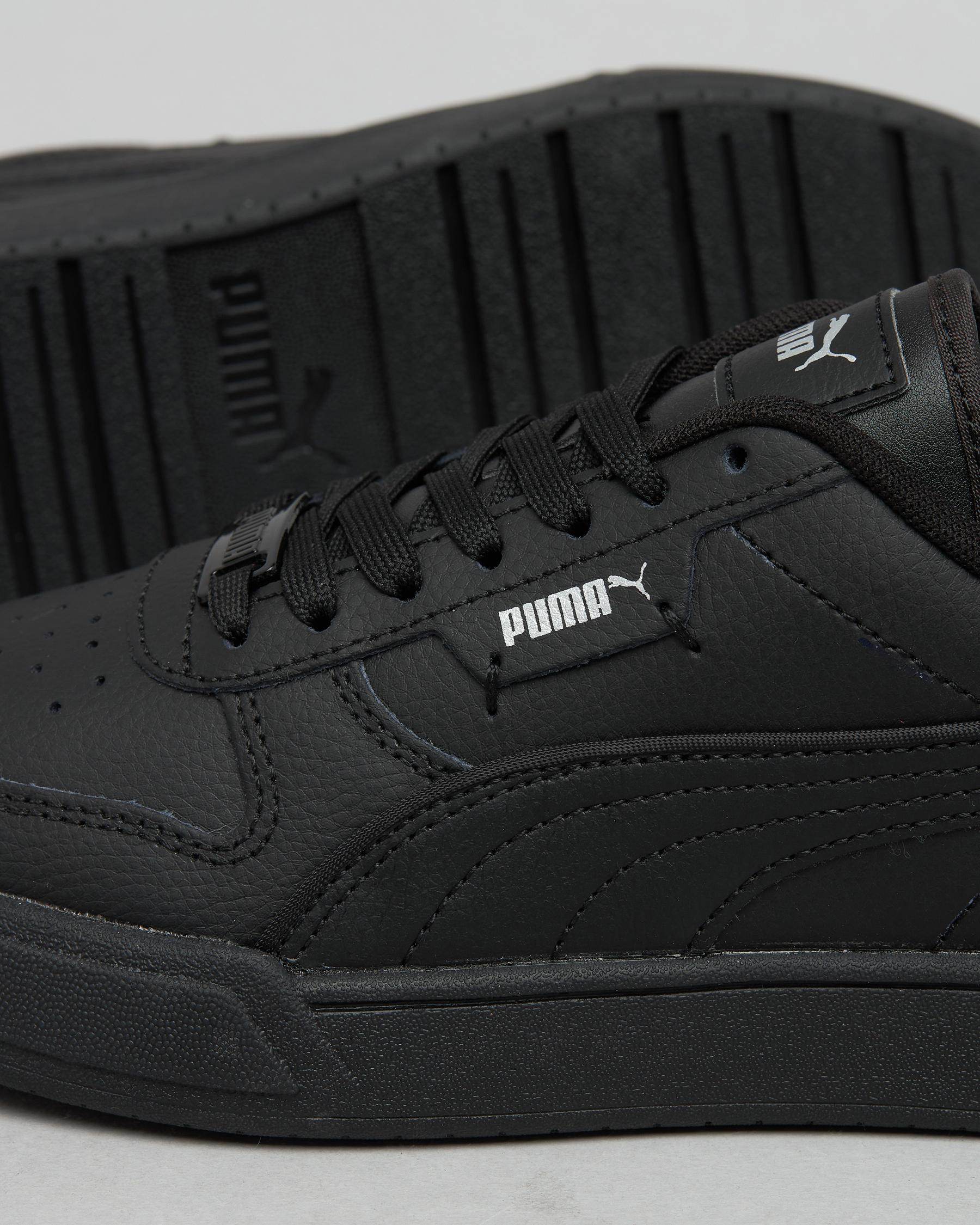 Shop Puma Boys' Caven Dime Shoes In Puma Black-puma Black-puma Silver ...