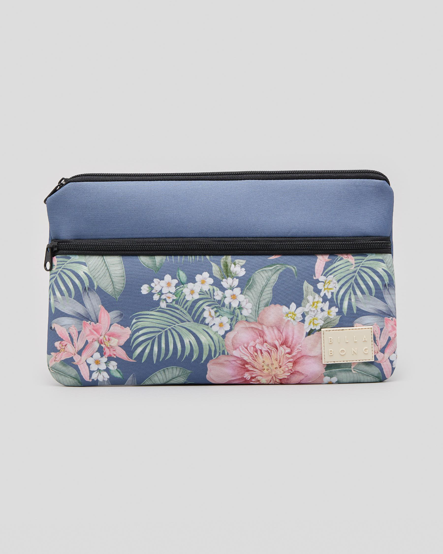 Shop Billabong Luxe Pencil Case In Blue - Fast Shipping & Easy Returns ...