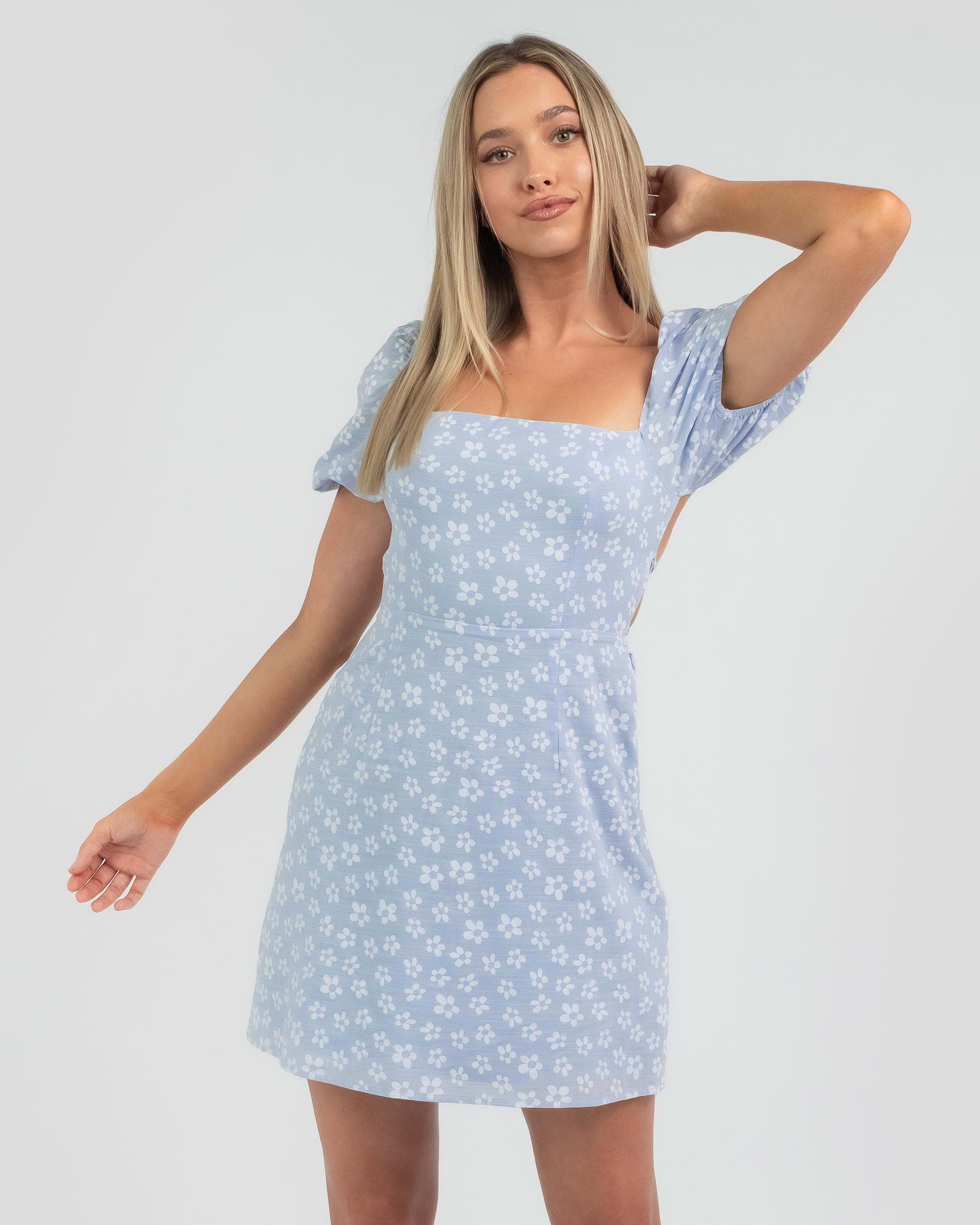 Ava And Ever Eloise Dress In Blue/white - Fast Shipping & Easy Returns ...