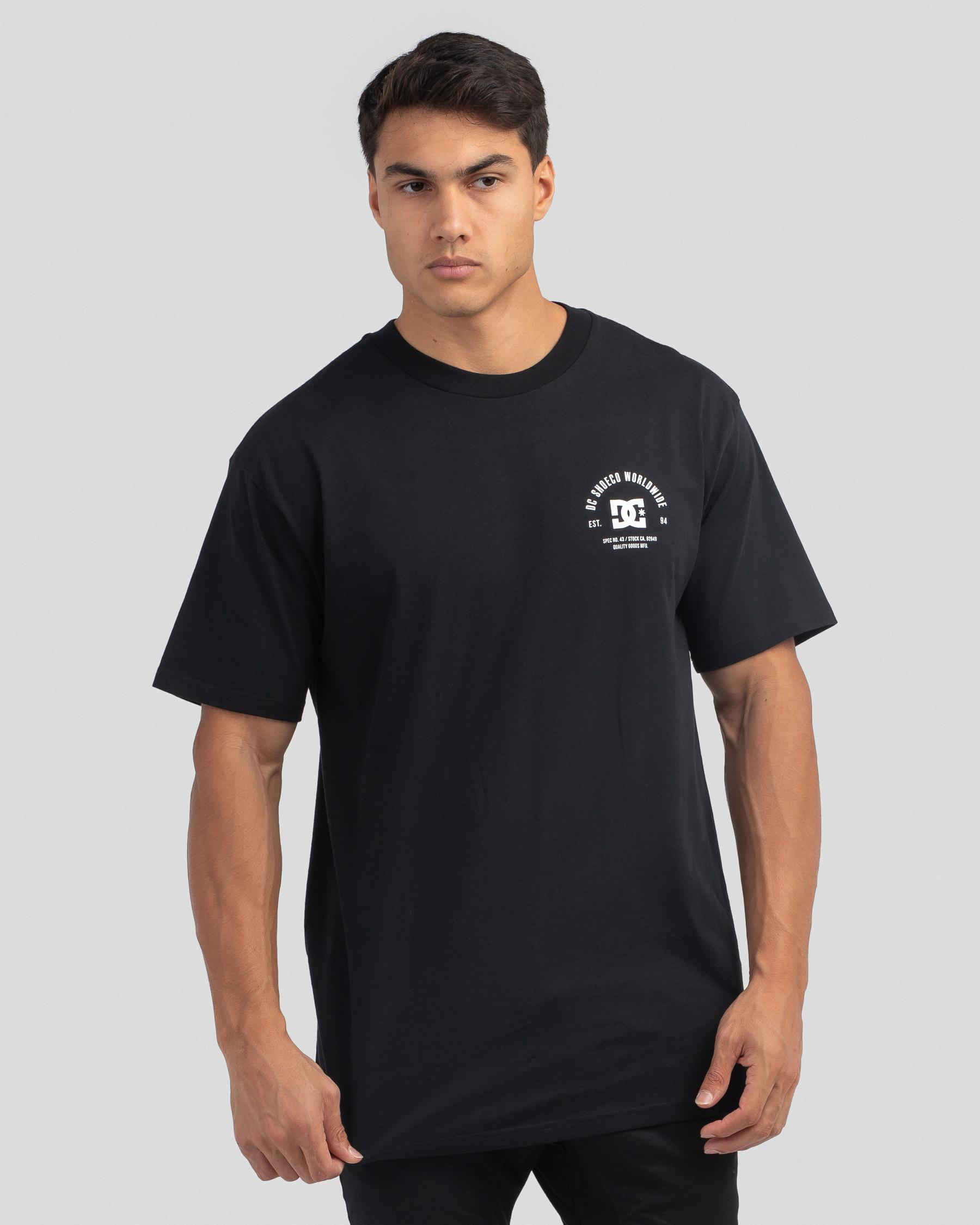 DC Shoes The Nor Cal T-Shirt In Black - Fast Shipping & Easy Returns ...