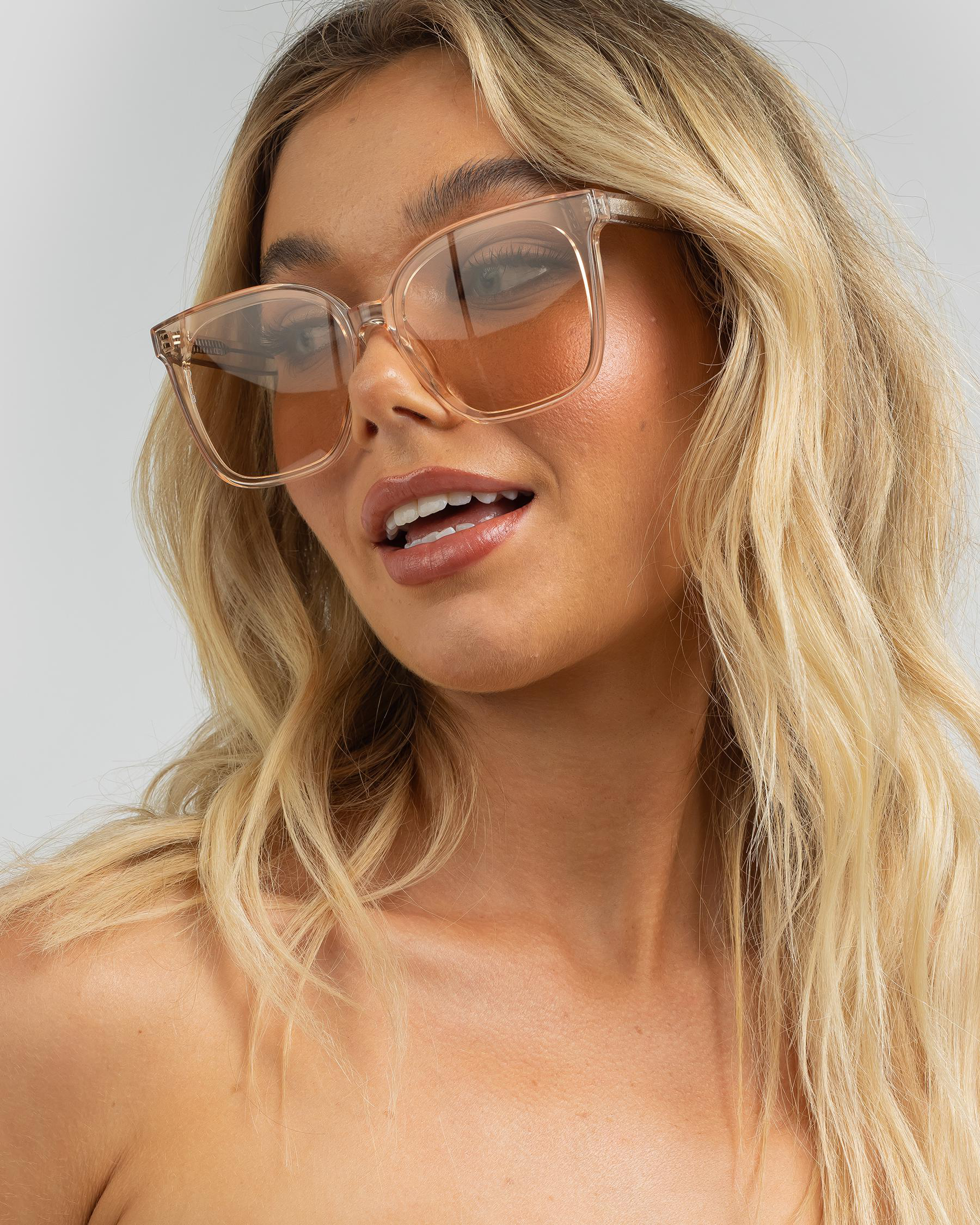 Shop Otra Eyewear Betty Sunglasses In Light Brown Fast Shipping And Easy Returns City Beach 6363