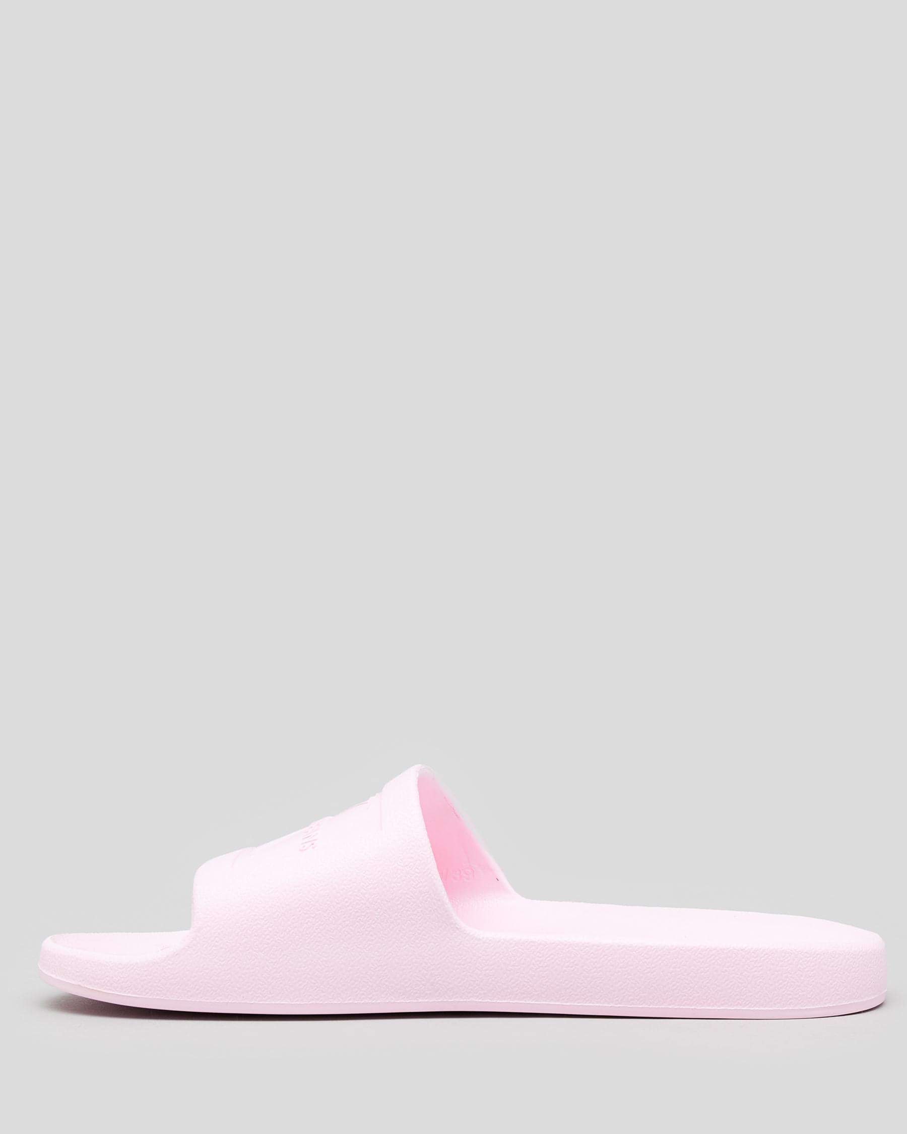 Calvin Klein Debossed Eva Slide Sandals In Pearly Pink - Fast Shipping ...
