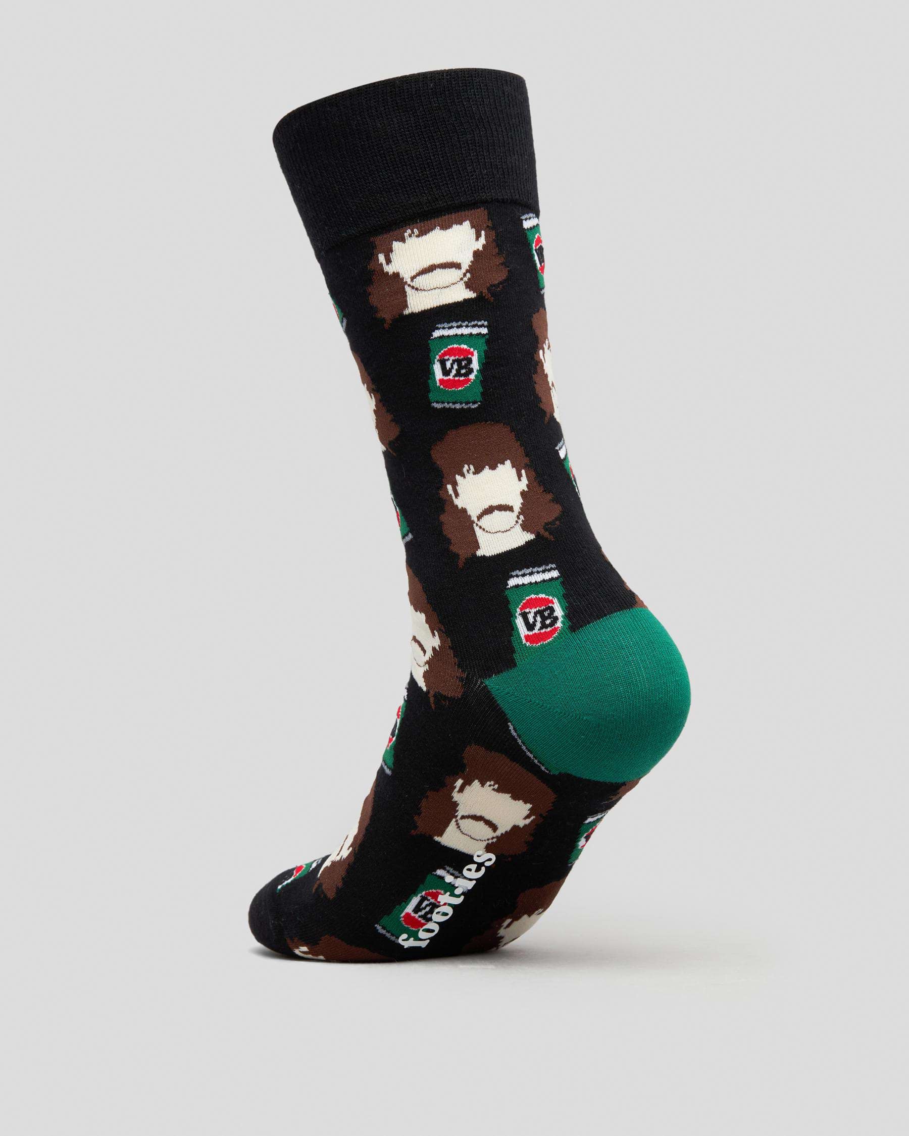 Shop FOOT-IES VB Mullets Socks In Black - Fast Shipping & Easy Returns ...