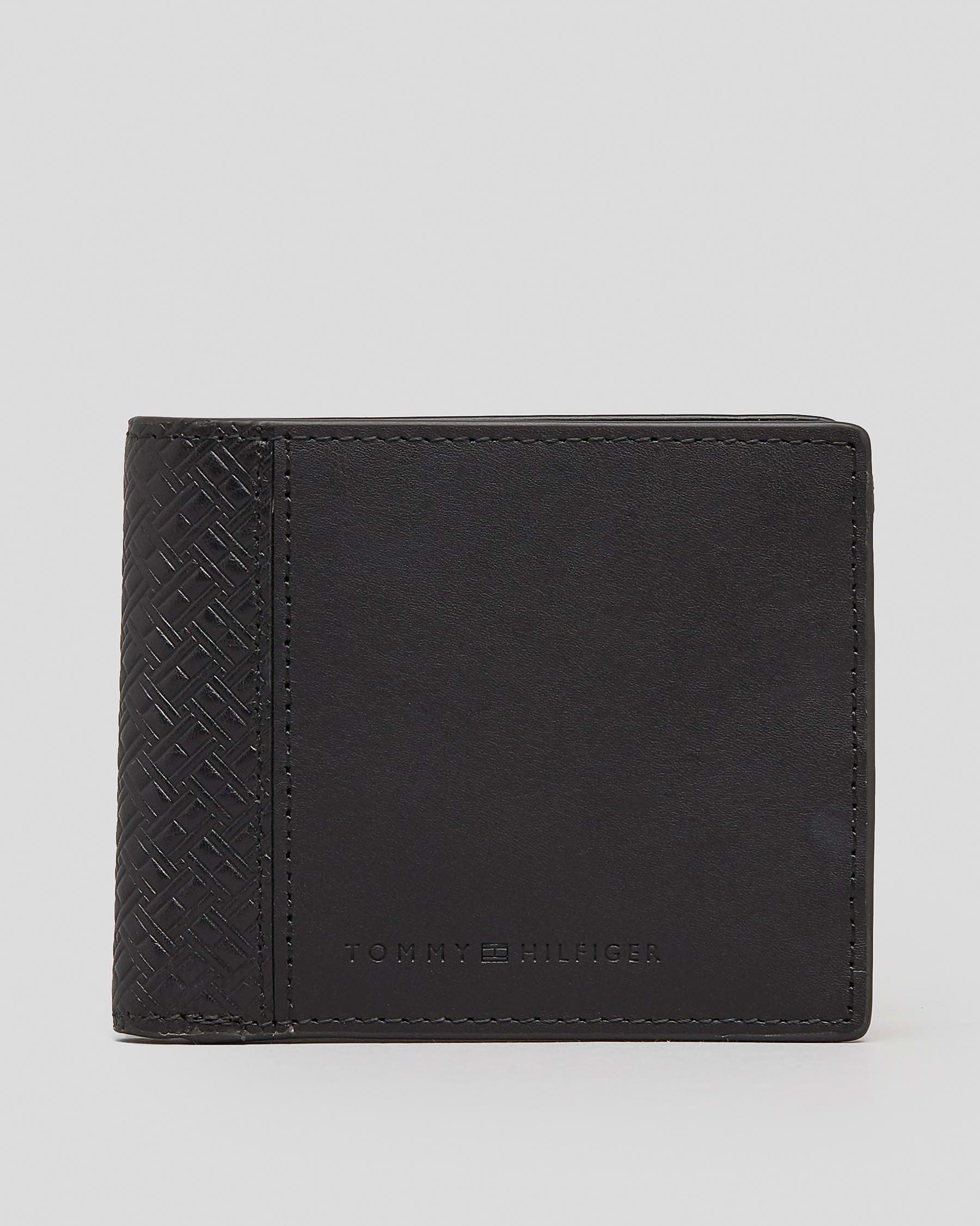 Tommy Hilfiger Central Mini CC Wallet In Black - Fast Shipping & Easy ...