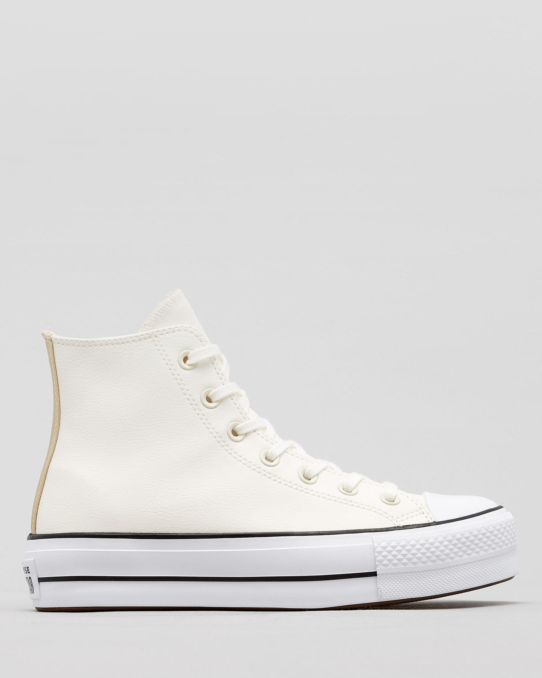 egret white black converse