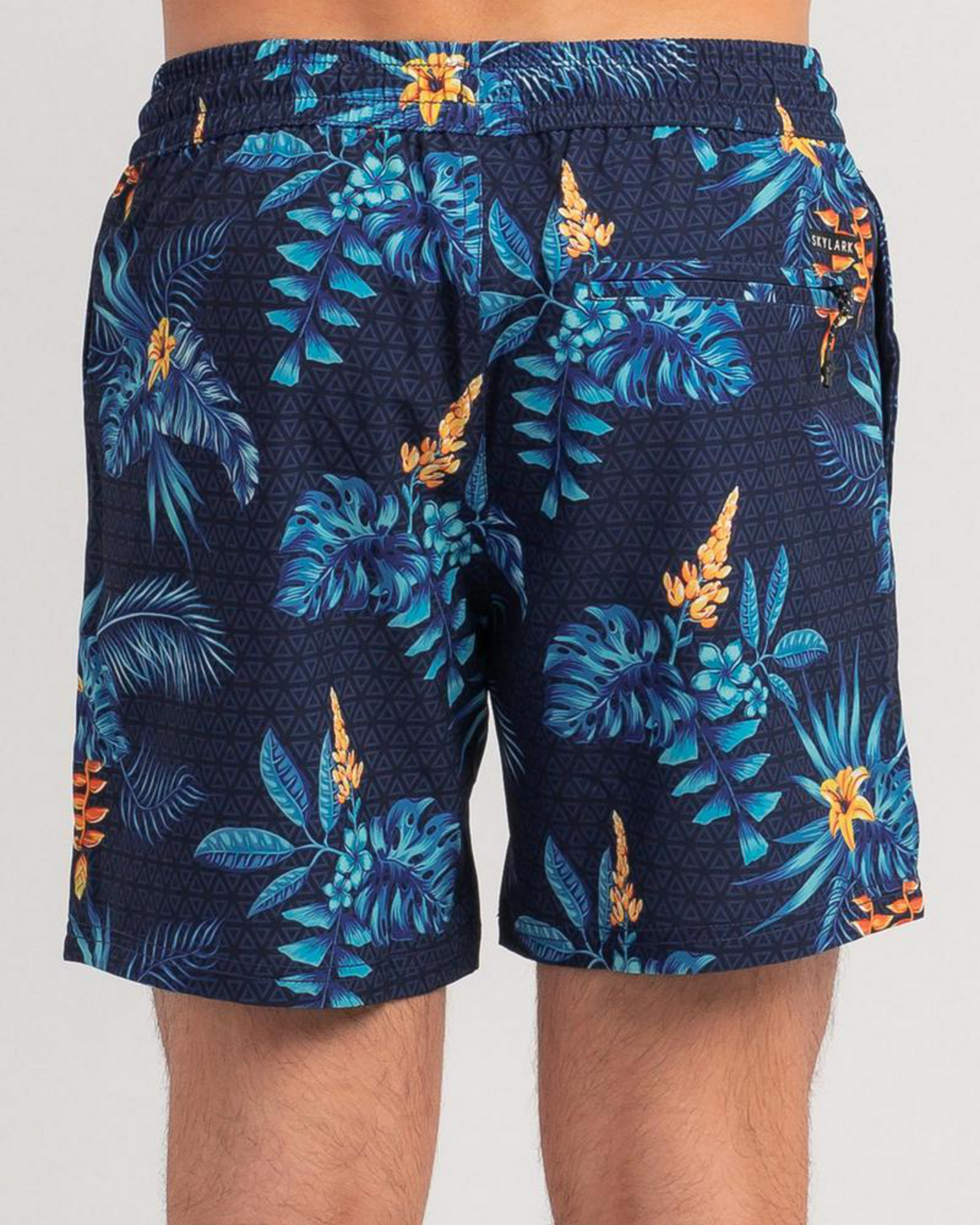 Shop Skylark Rainforest Mully Shorts In Navy - Fast Shipping & Easy ...