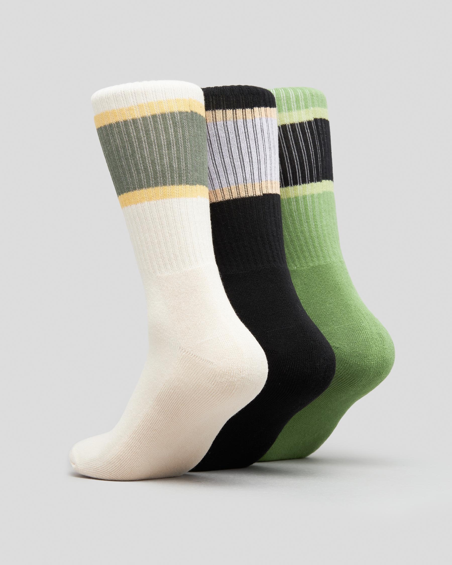 Shop Stussy Designs Socks 3 Pack In Multi - Fast Shipping & Easy ...