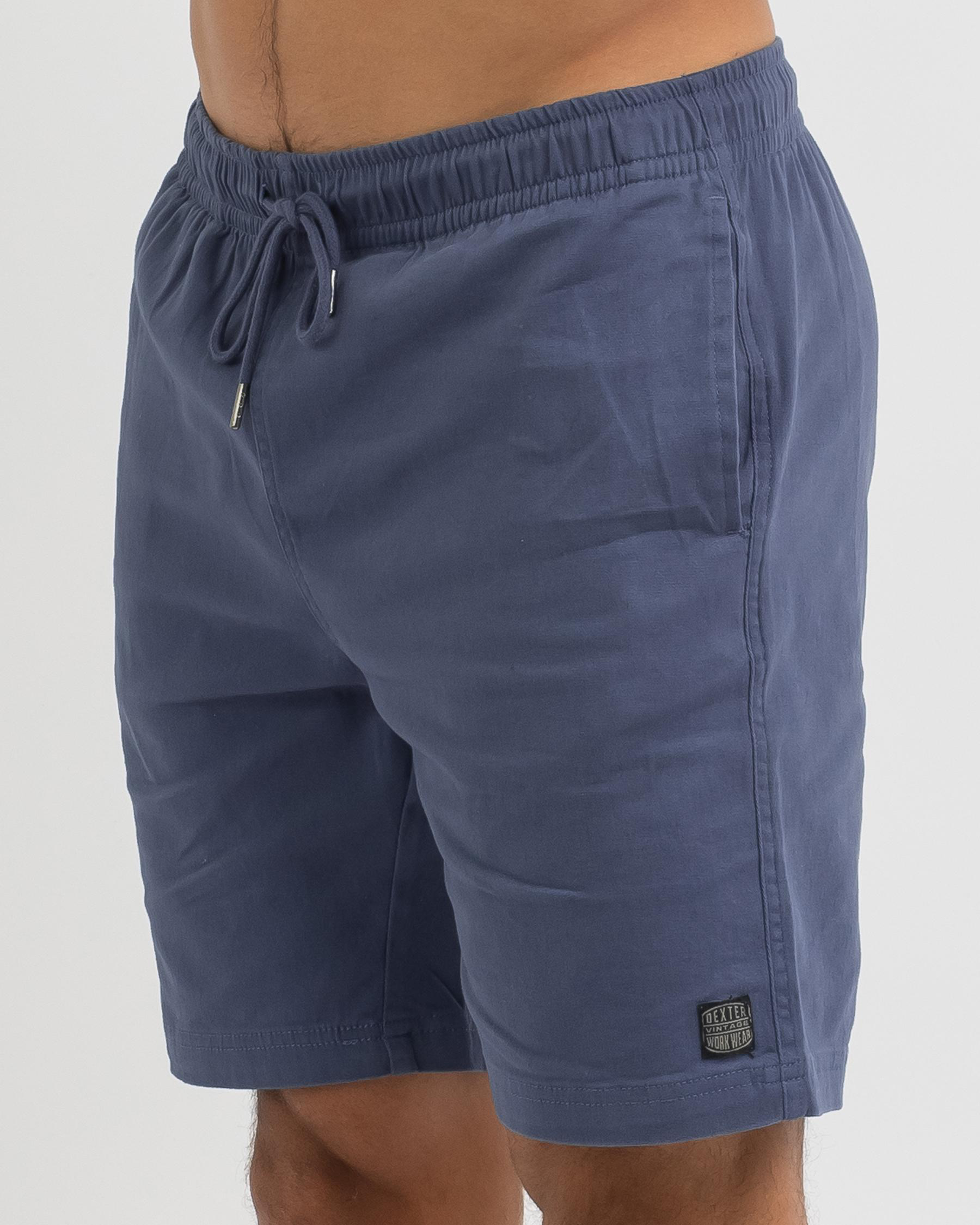 Shop Dexter Badlands Shorts In Slate Blue - Fast Shipping & Easy ...