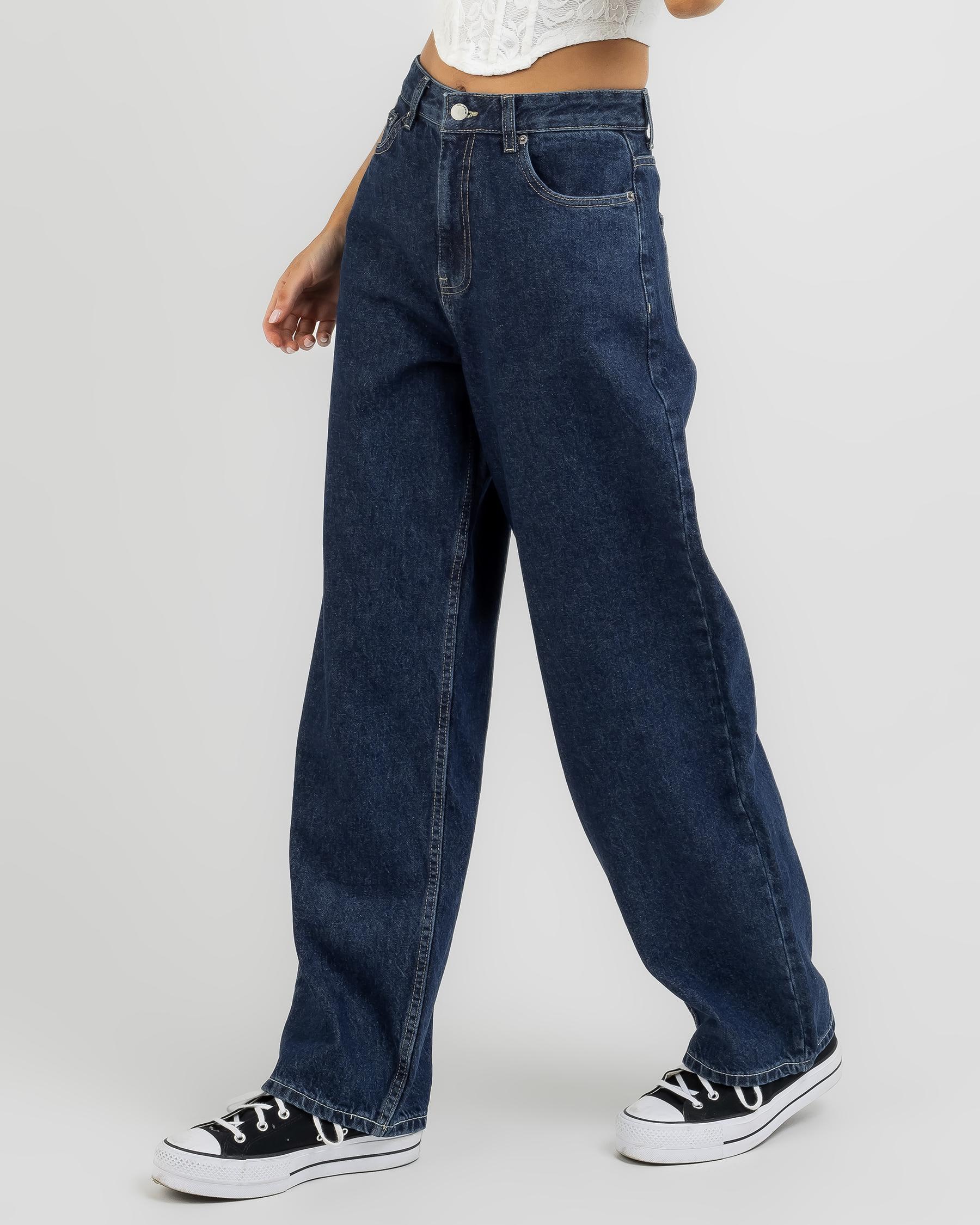 Shop Dr Denim Donna Jeans In Pebble Dark Retro - Fast Shipping & Easy ...