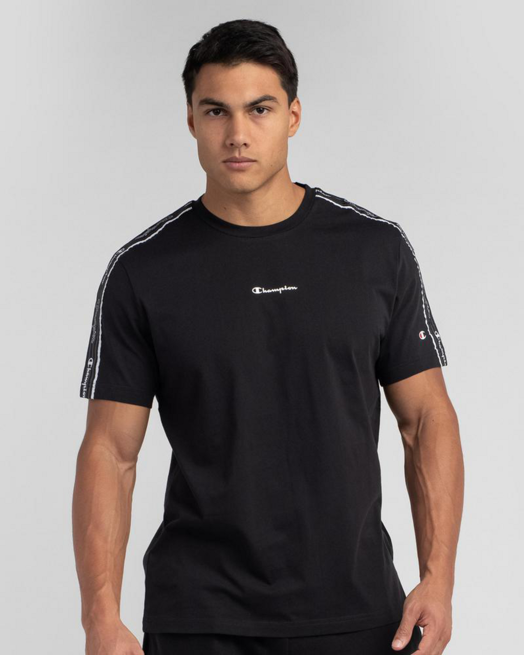 Champion EU Taping T-Shirt In Black | City Beach Australia