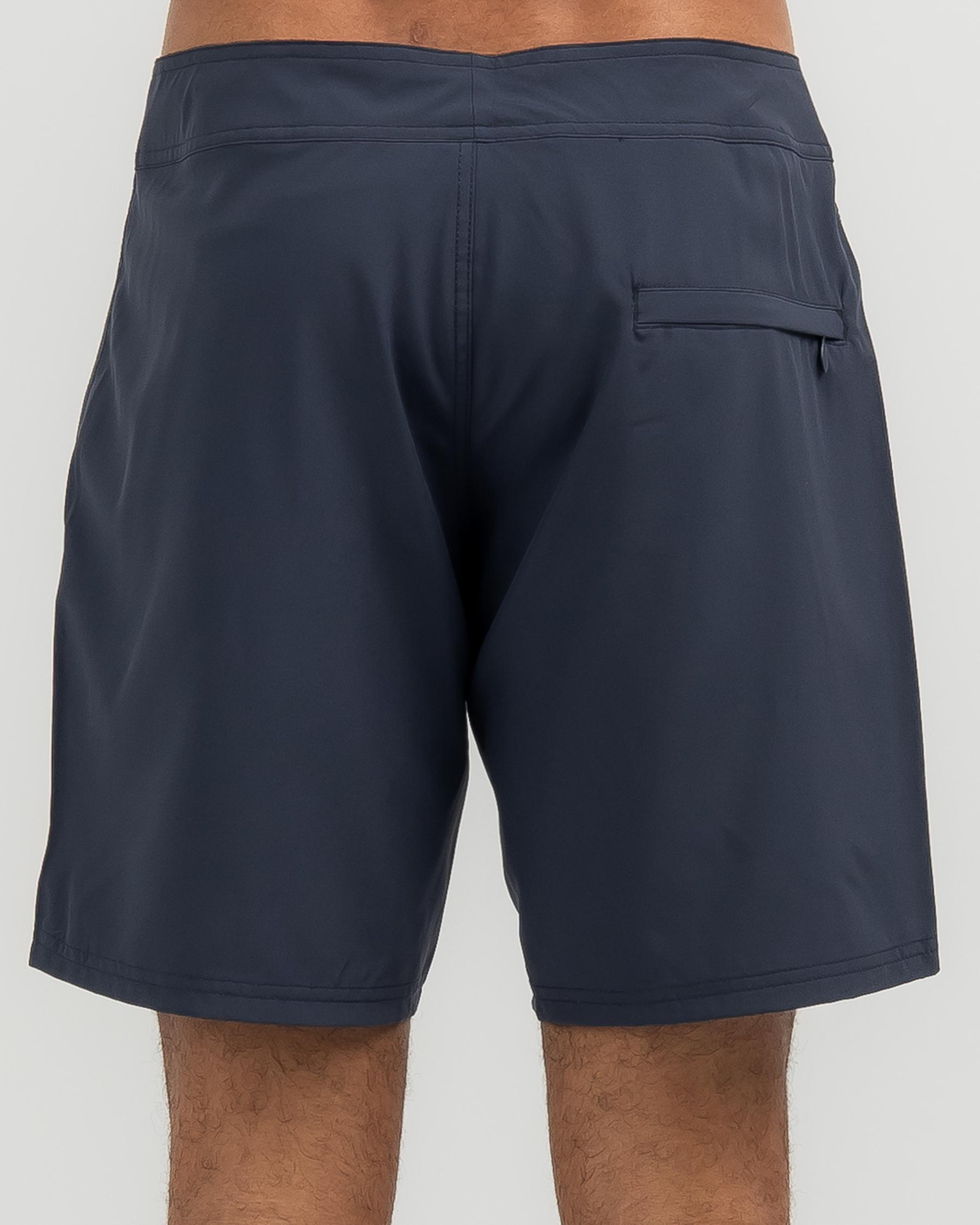 Shop Rhythm Classics Stretch Board Shorts In Worn Navy - Fast Shipping ...