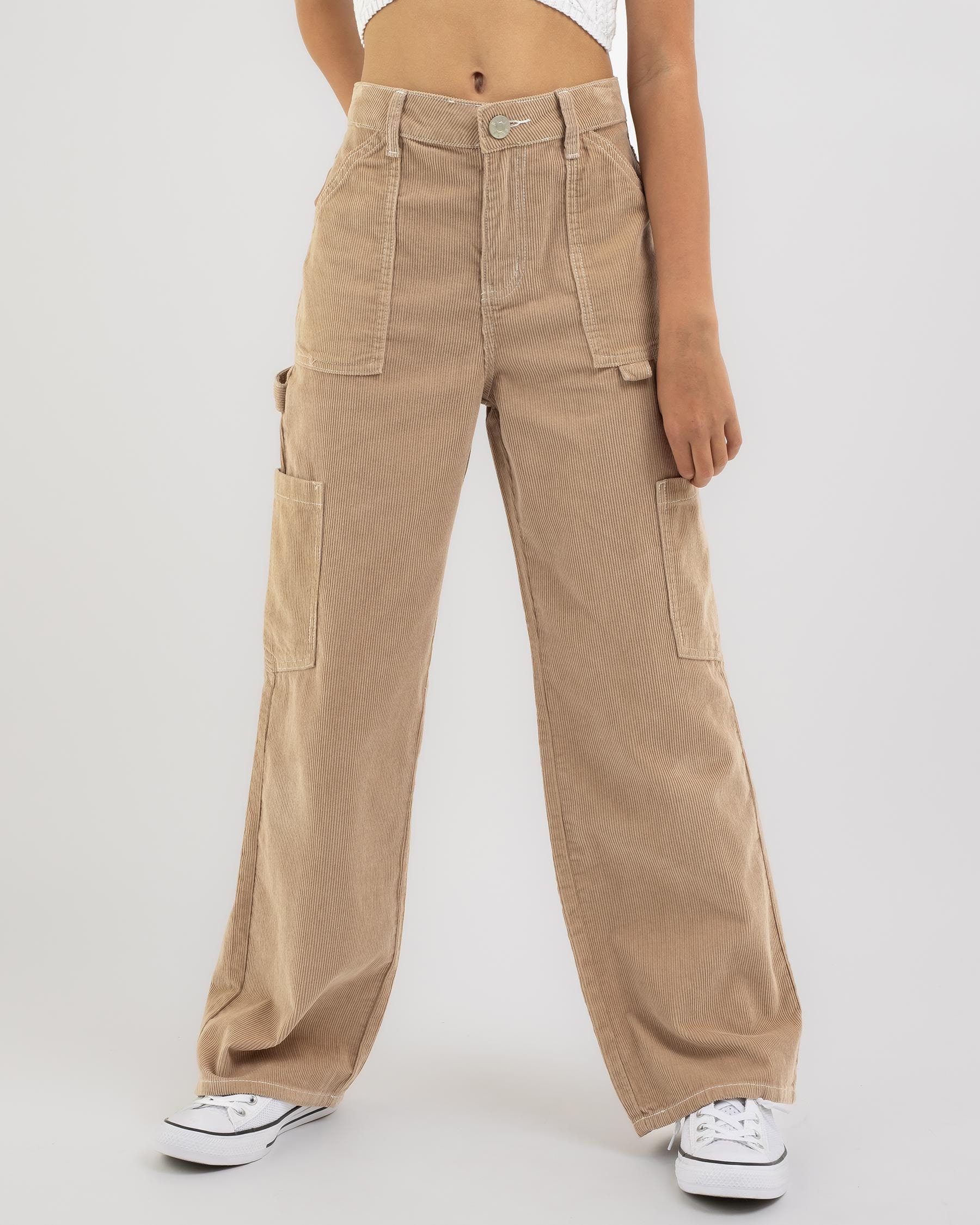 DESU Girls' Jezzy Pants In Milk Chocolate | City Beach United States