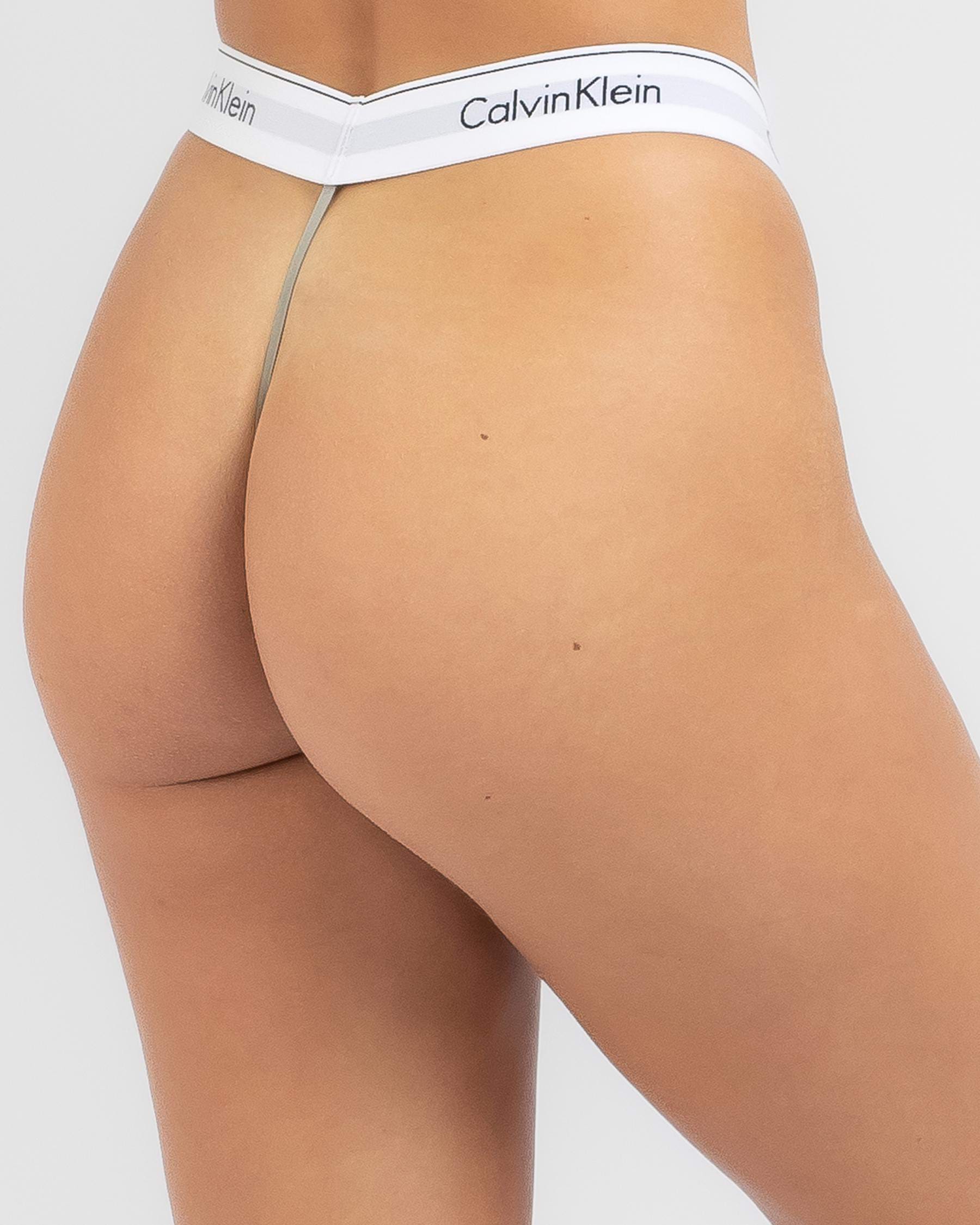 Calvin Klein Underwear Women's Modern Cotton Bikini Briefs, Grey Heather, M