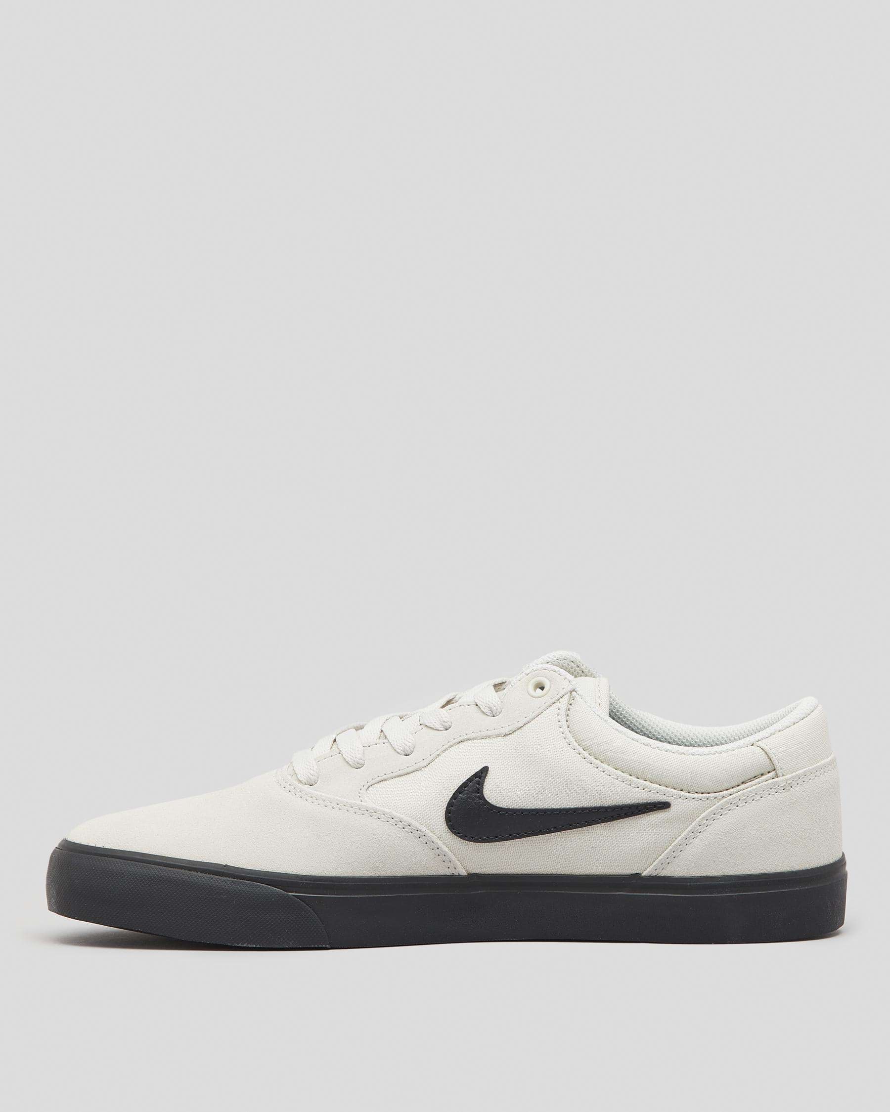 Shop Nike Chron 2 Shoes In Light Bone/black-light Bone-black - Fast ...