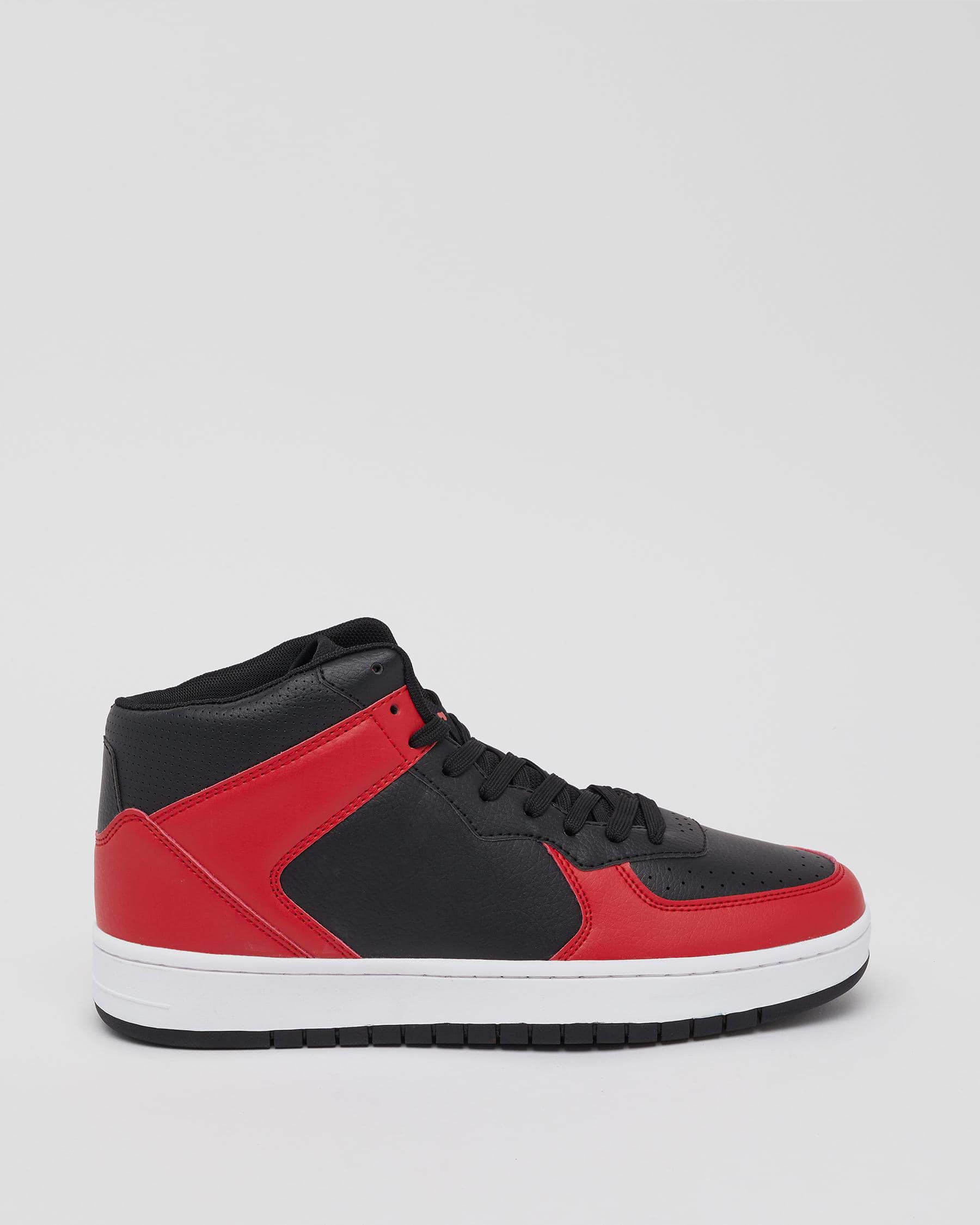 Shop Lucid Alpha High-Top Shoes In Black/red - Fast Shipping & Easy ...