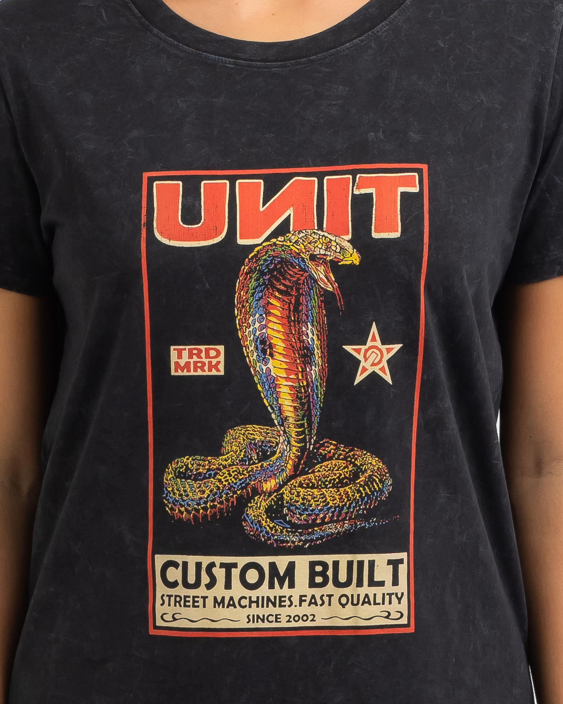 Shop Unit Serpent T-Shirt In Vintage Black - Fast Shipping & Easy ...