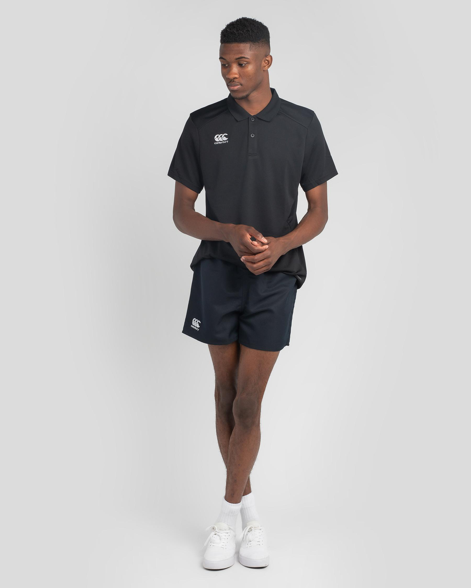 Shop Canterbury Poly Professional Shorts In Black - Fast Shipping ...