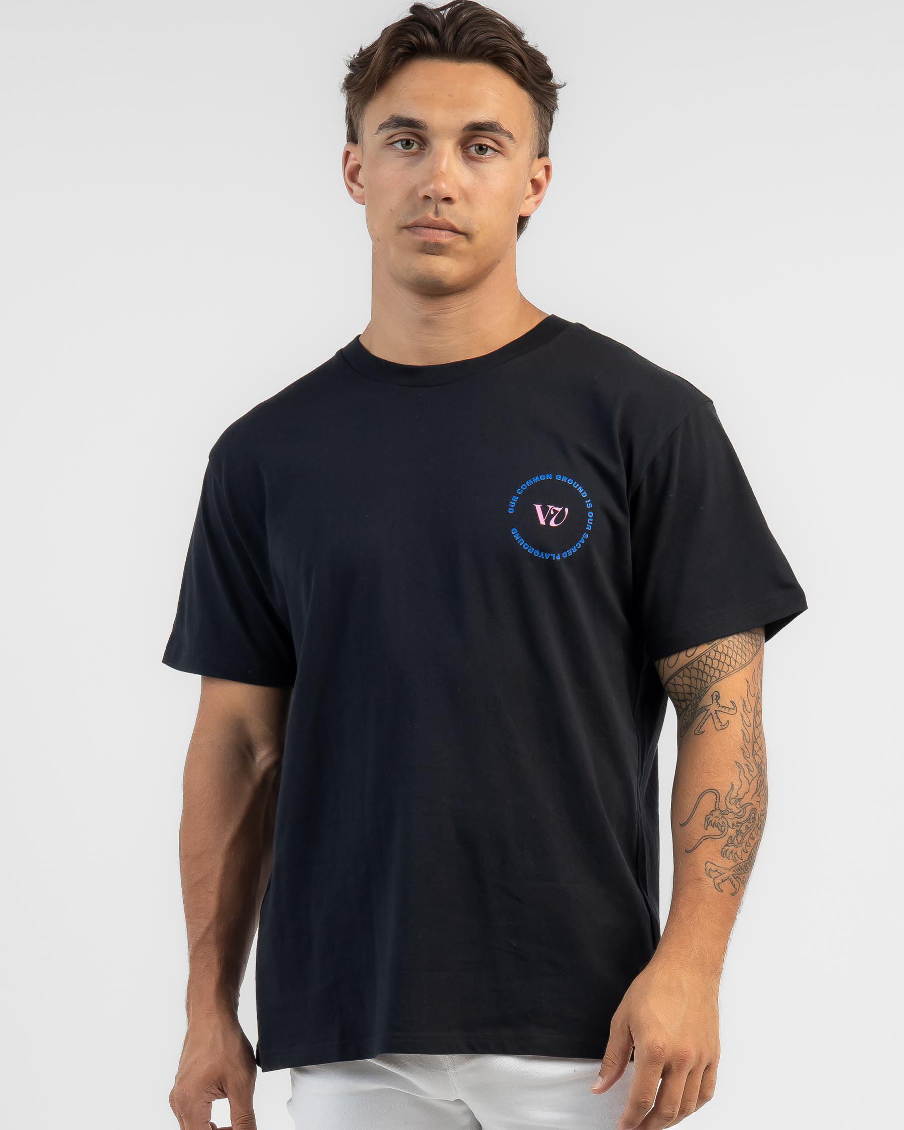 Shop Rivvia Common Ground T-Shirt In Black - Fast Shipping & Easy ...