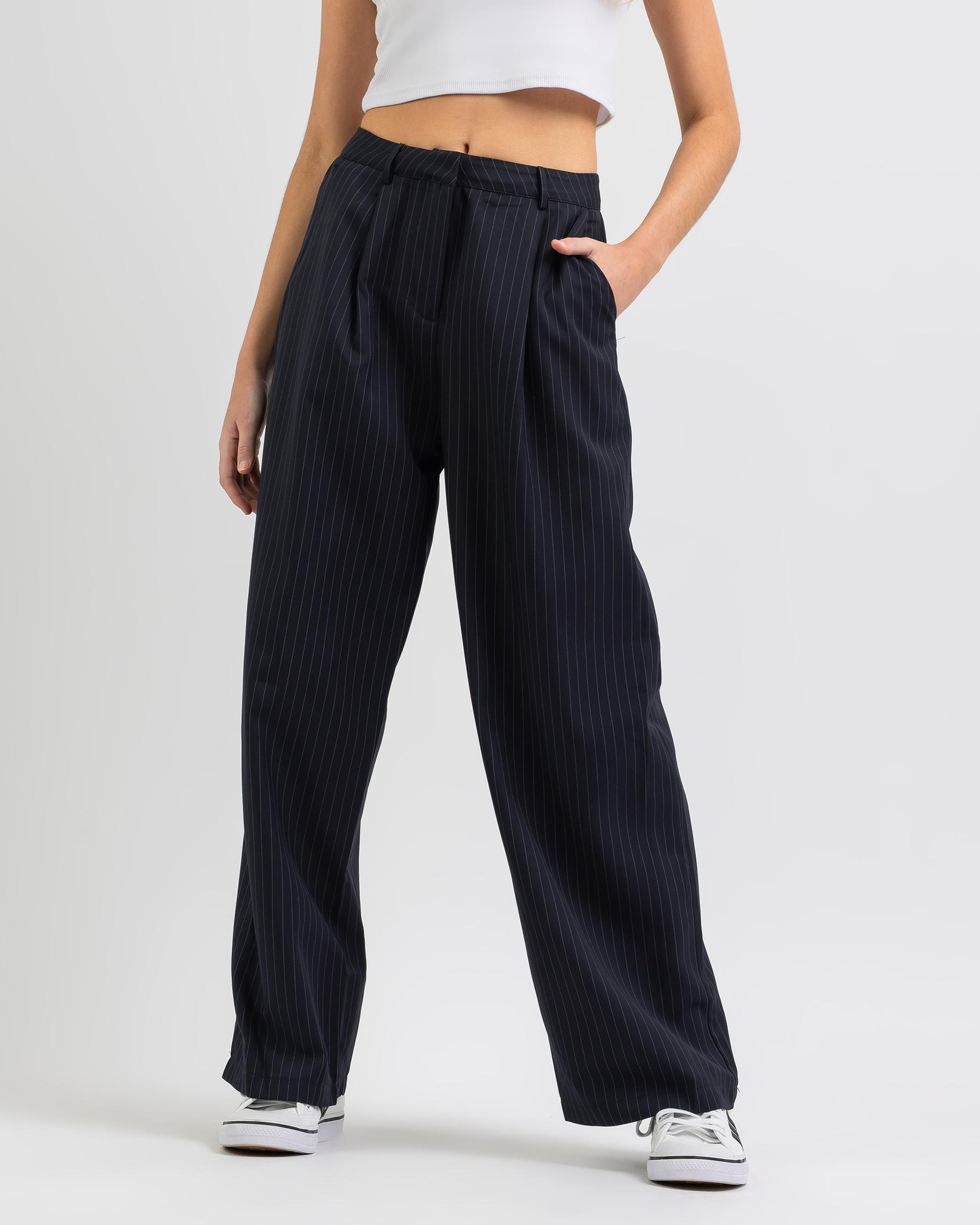 Shop Thanne Chloe Pants In Navy - Fast Shipping & Easy Returns - City ...