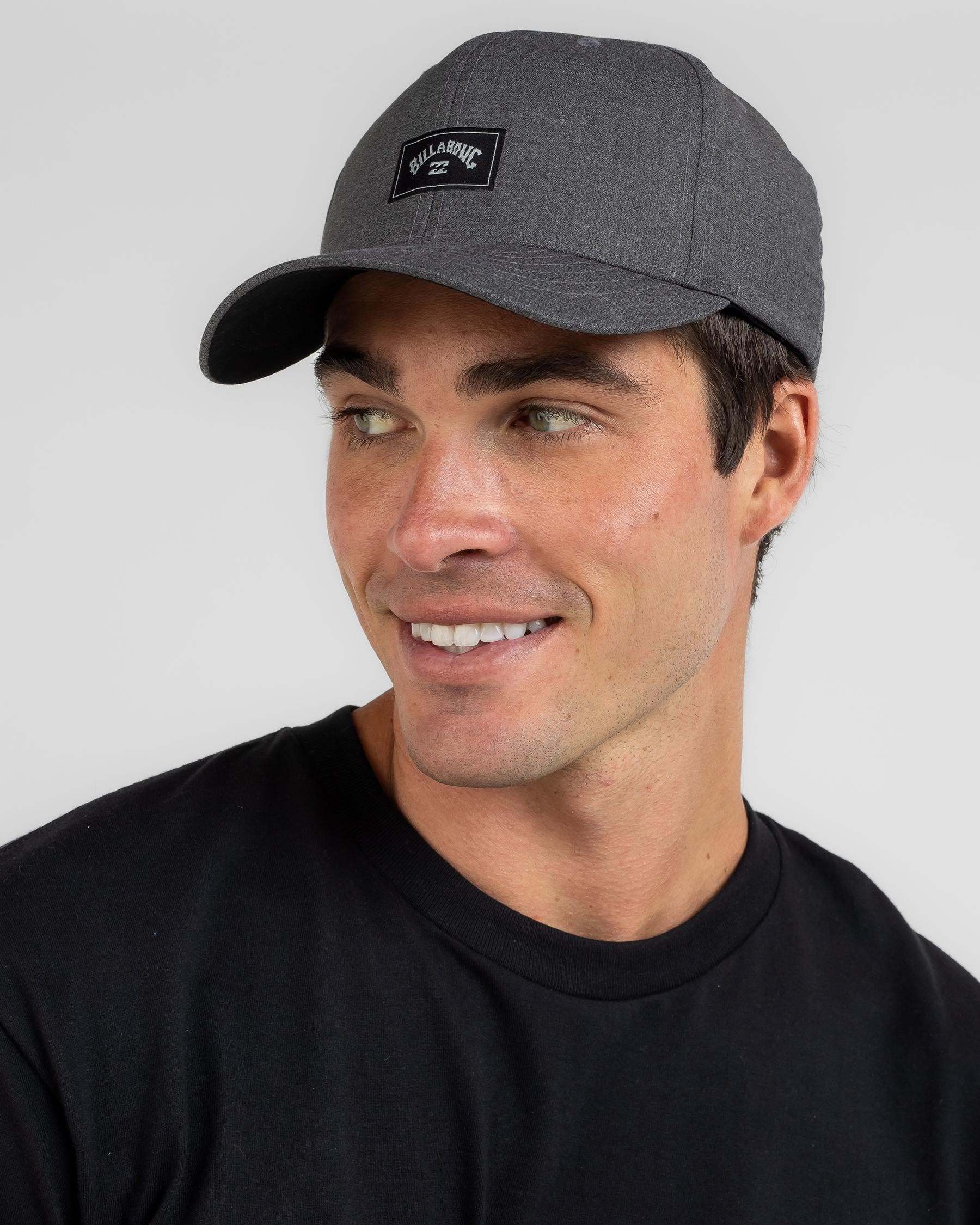 Billabong ADIV Flexfit 110 Cap In Grey Heather - Fast Shipping & Easy ...