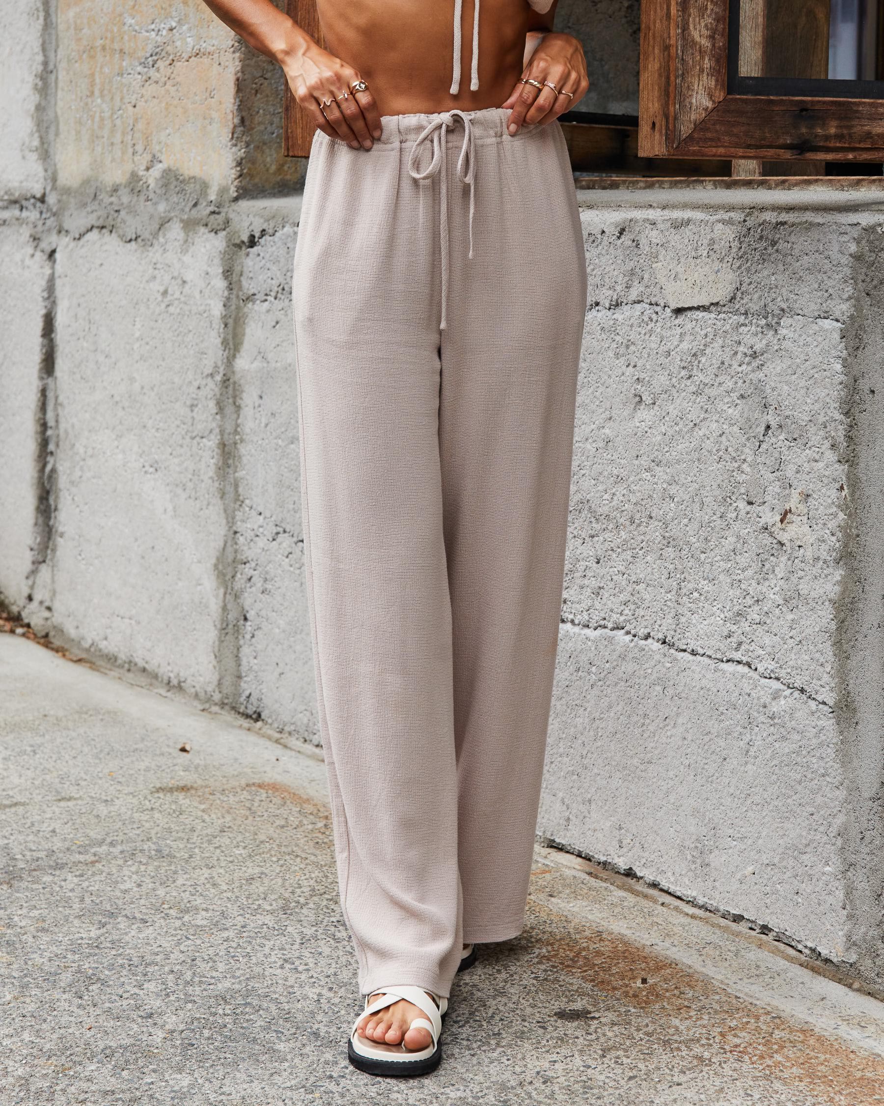 Mooloola Laguna Beach Pants In Latte - Fast Shipping & Easy Returns ...