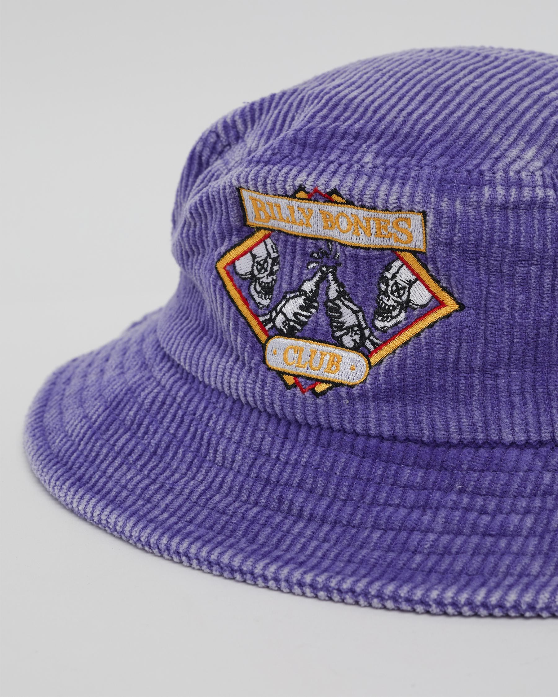 Retro Cord Bucket Hat Lilac