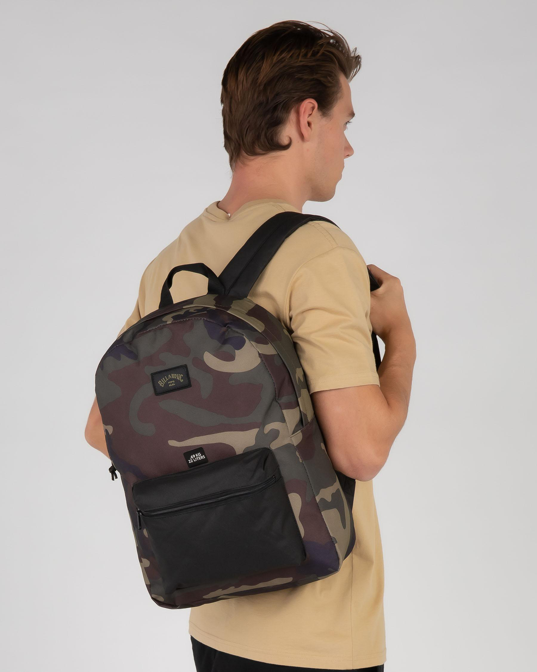 Backpack BILLABONG All Day U5BP01BIF0 Camo 869, HealthdesignShops