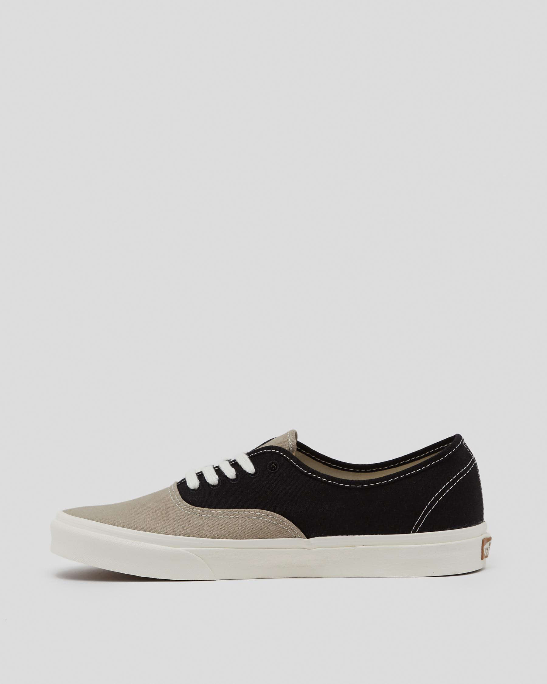 Shop Vans Authentic Shoes In Eco Theory Multi Block Black - Fast ...