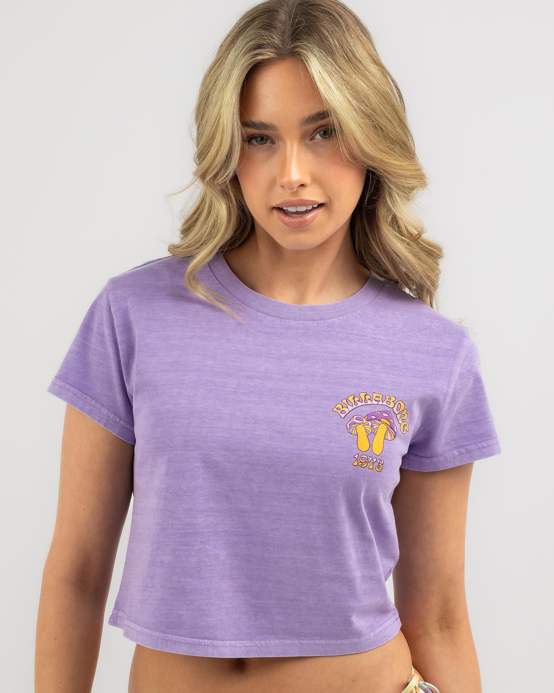 Violet Delight Crop - T-Shirt for Women