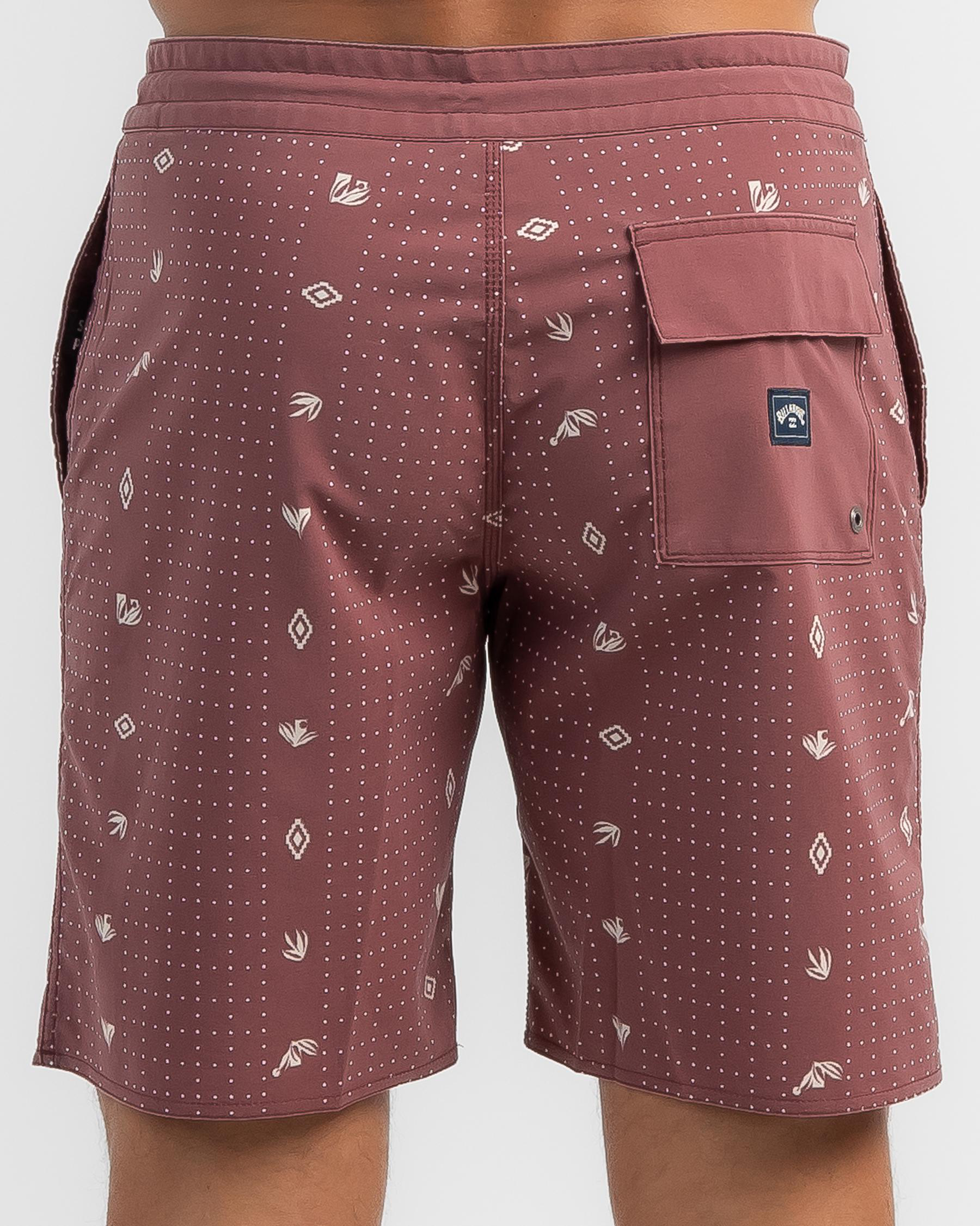 Shop Billabong Sundays LT Board Shorts In Rust - Fast Shipping & Easy ...