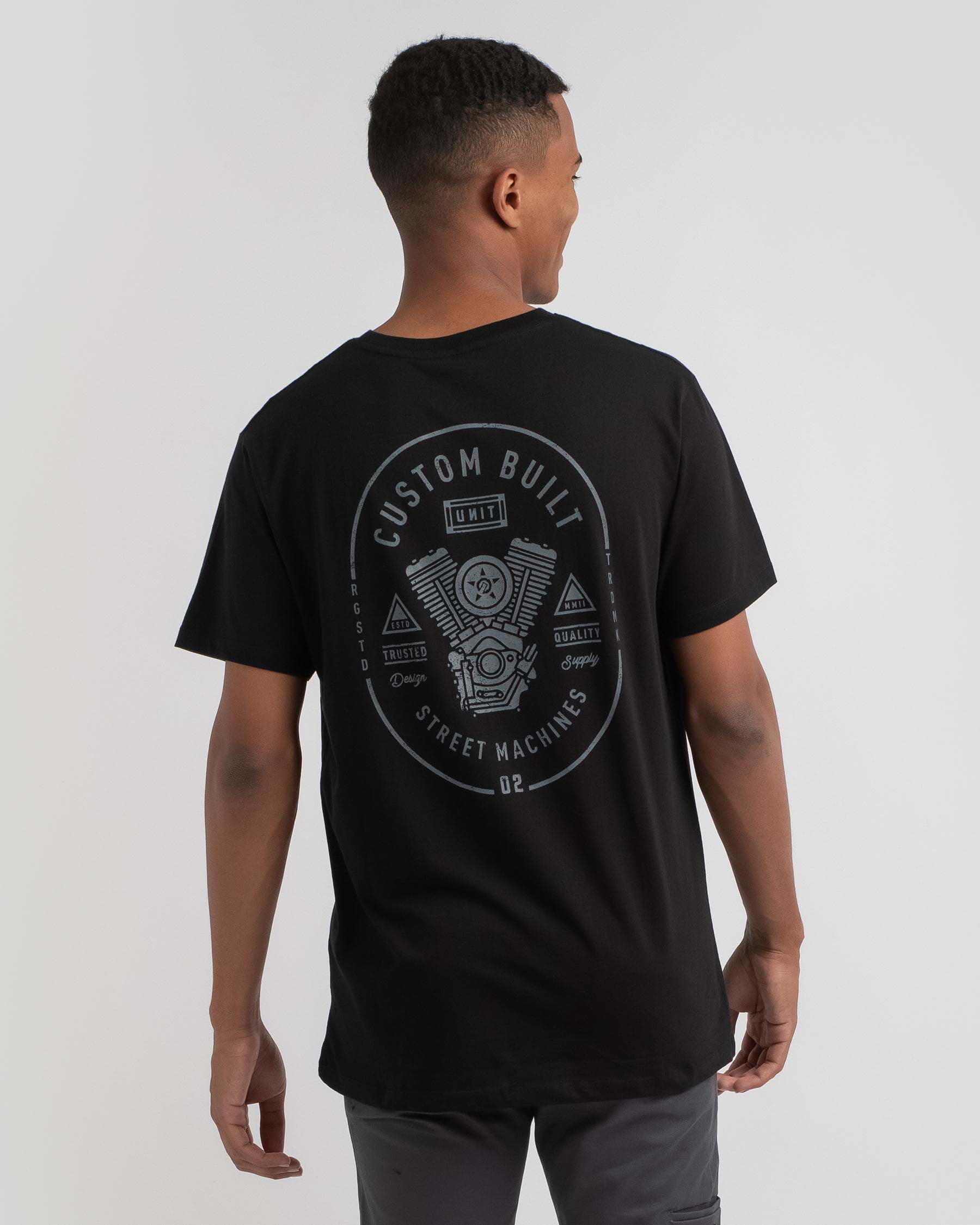 Unit Kick Start T-Shirt In Black - Fast Shipping & Easy Returns - City ...