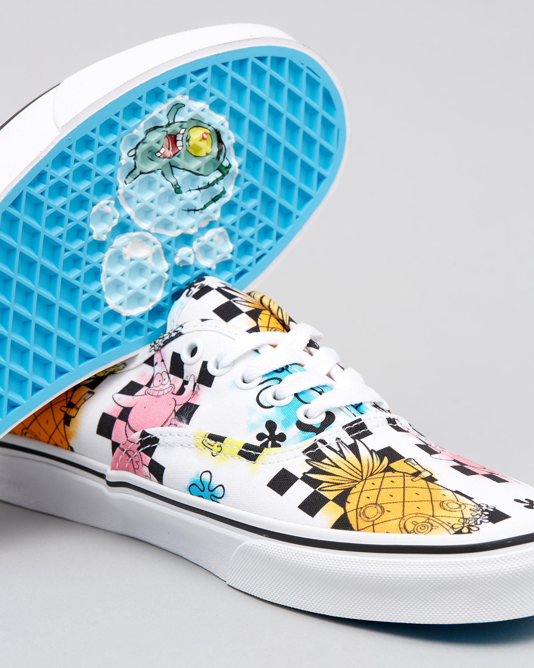 Shop Vans Authentic (SpongeBob) Shoes In Airbrush - Fast Shipping ...