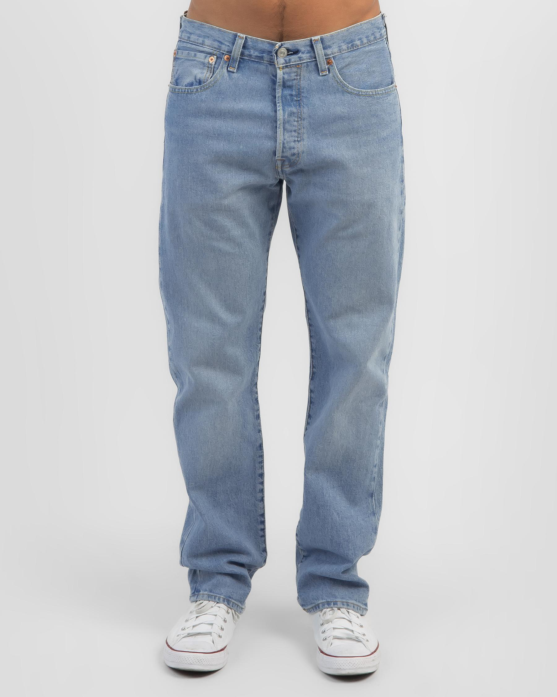 Shop Levi's 501 Original Denim Pants In Brooklyn Steel - Fast Shipping ...