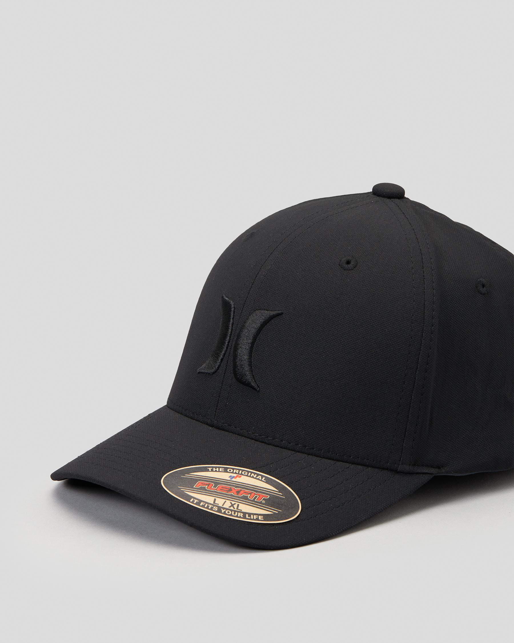 Shop Hurley H20 Dri Icon Hat In Black/black - Fast Shipping & Easy ...