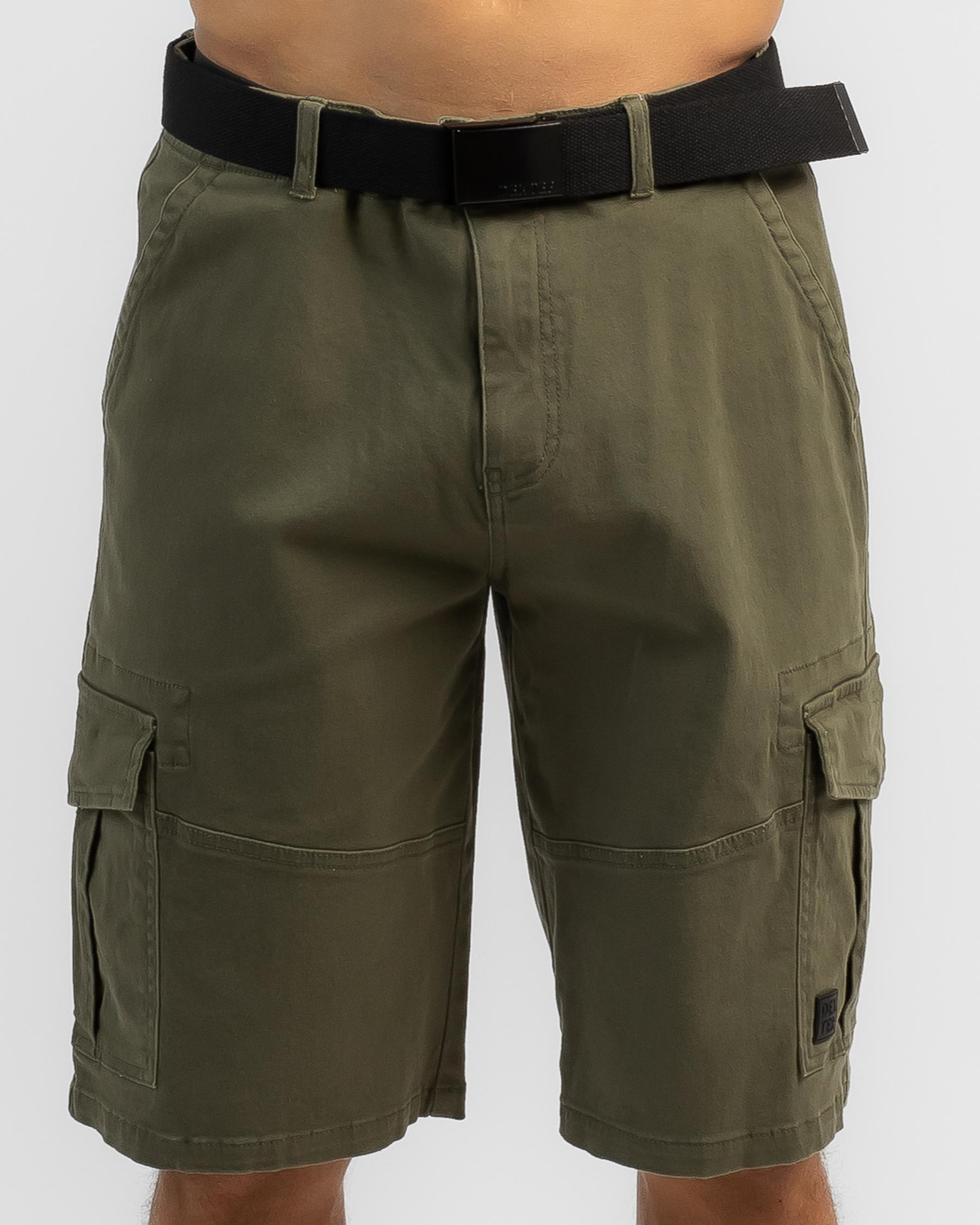 Shop Dexter Guardian Cargo Shorts In Olive - Fast Shipping & Easy ...