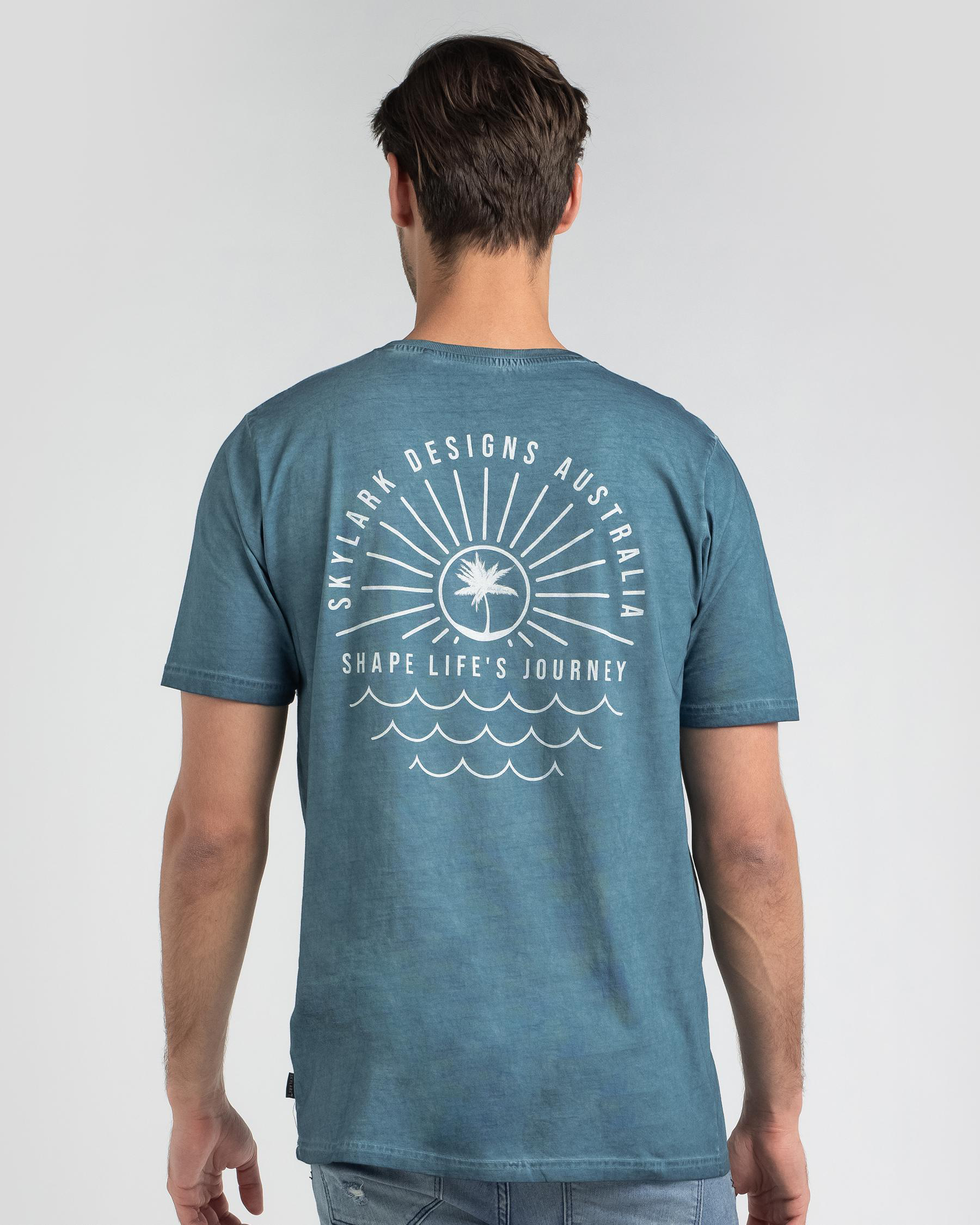 Shop Skylark Summery T-shirt In Light Blue - Fast Shipping & Easy 