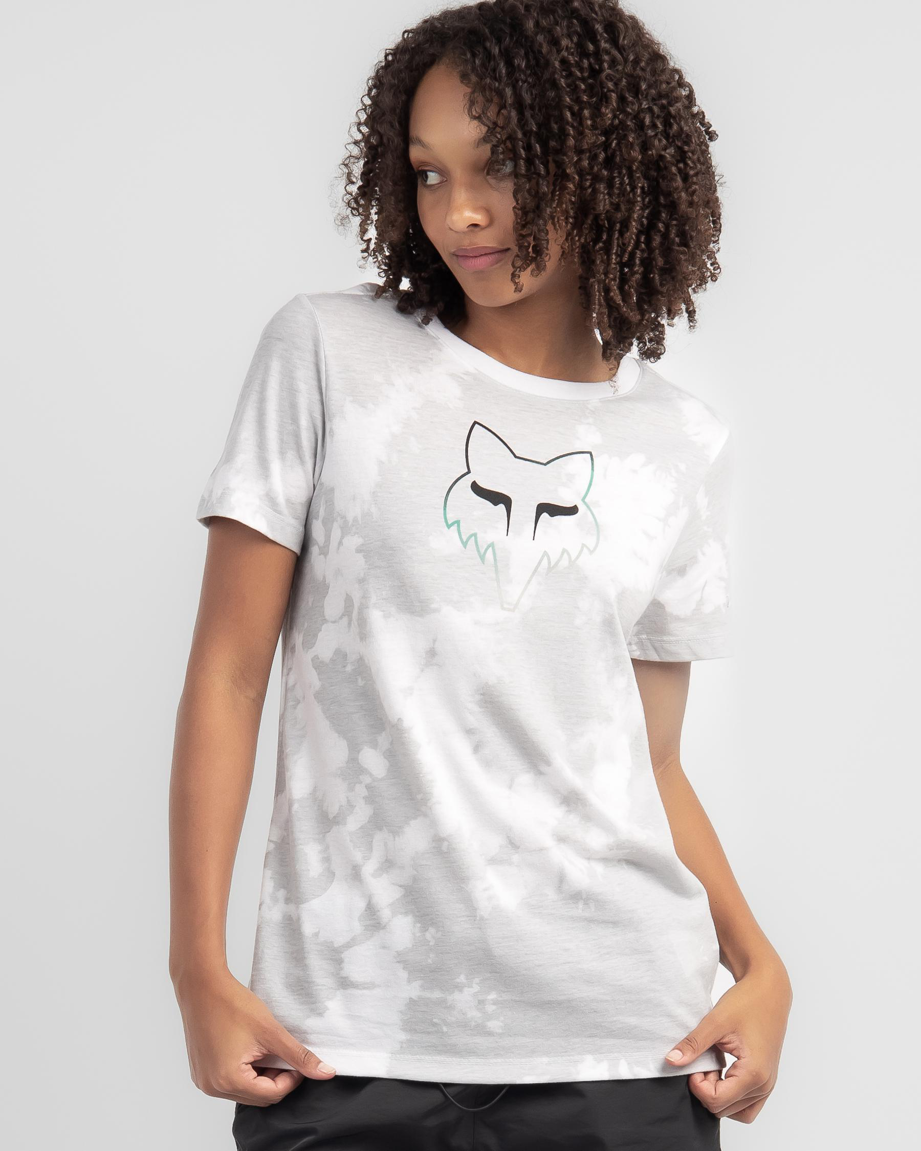 Shop Fox Detonate T-Shirt In White/grey - Fast Shipping & Easy Returns ...