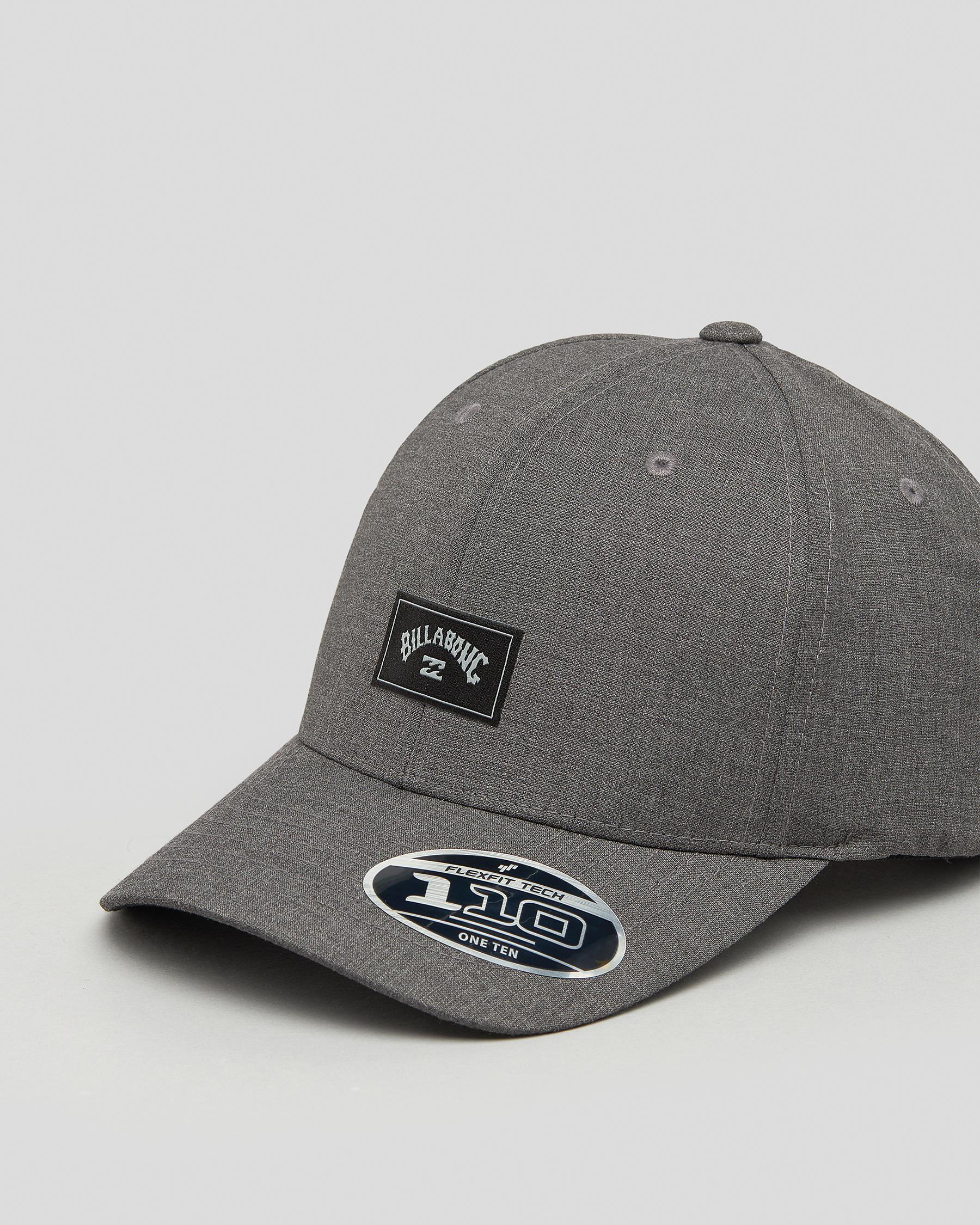 Shop Billabong ADIV Flexfit 110 Cap In Grey Heather - Fast Shipping ...