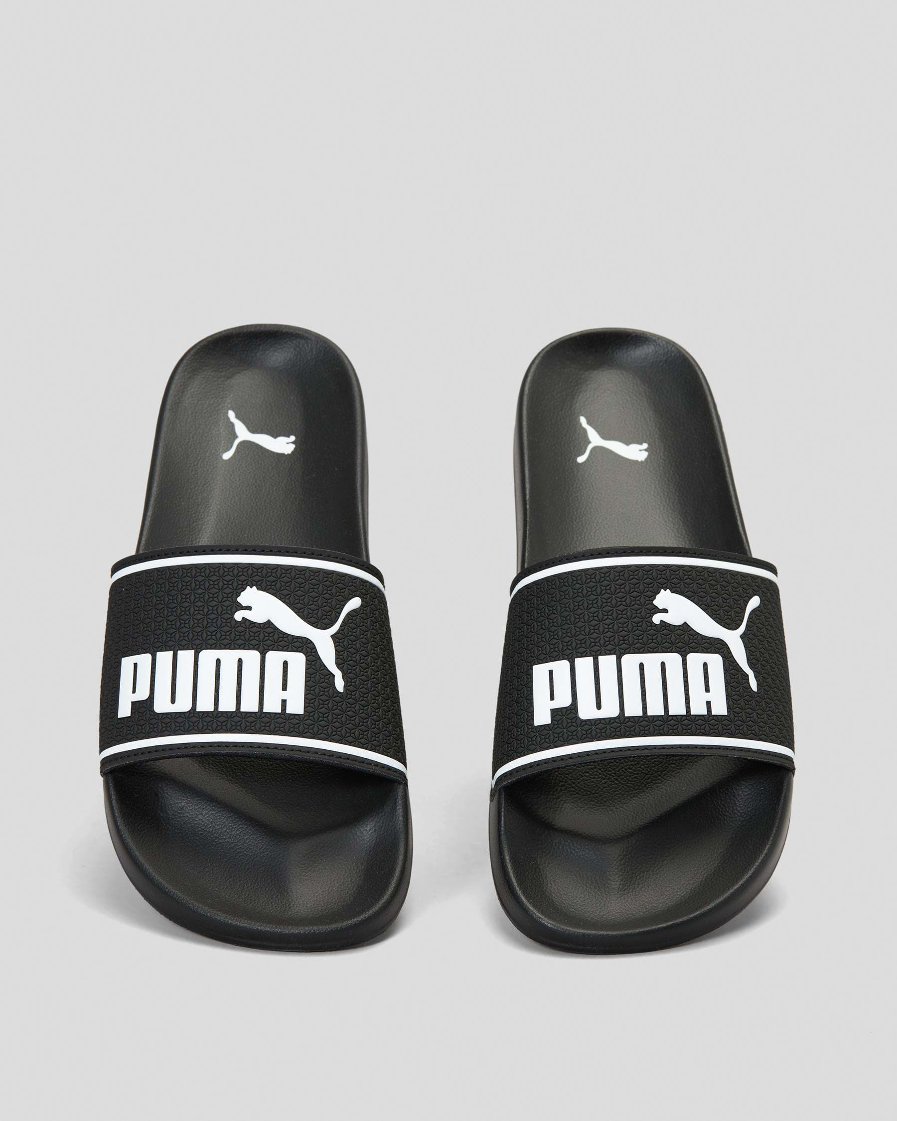 Shop Puma Womens Leadcat 2.0 Slide Sandals In Puma Black/puma White ...