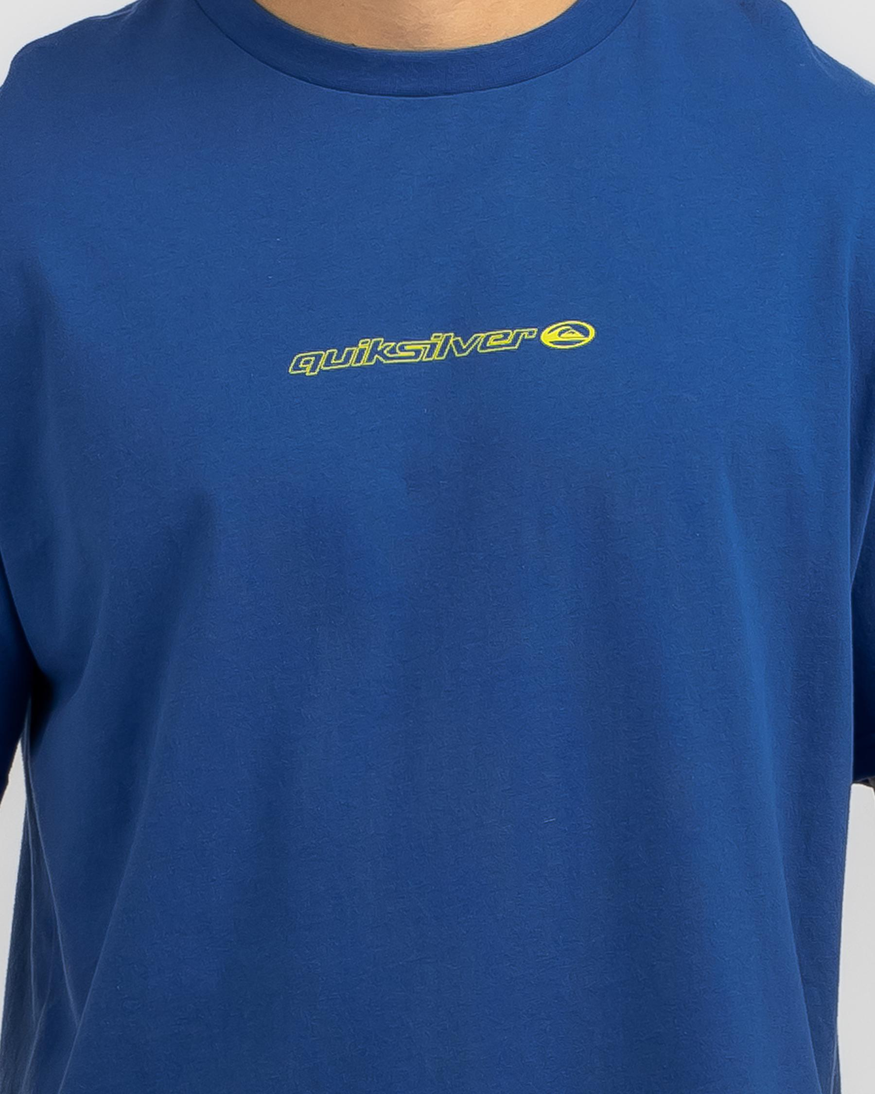 Quiksilver New Instinct T-Shirt In Dark Blue - Fast Shipping & Easy ...