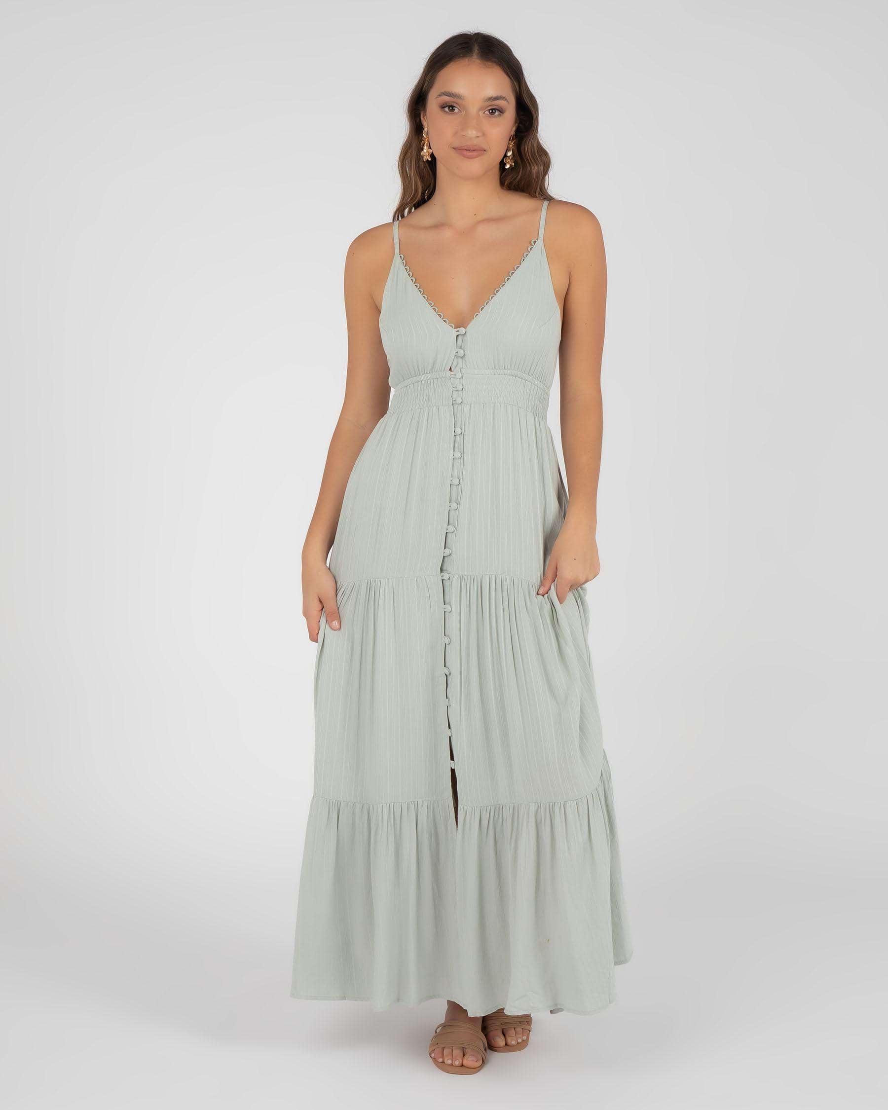 Mooloola Tommy Maxi Dress In Sage | City Beach Australia