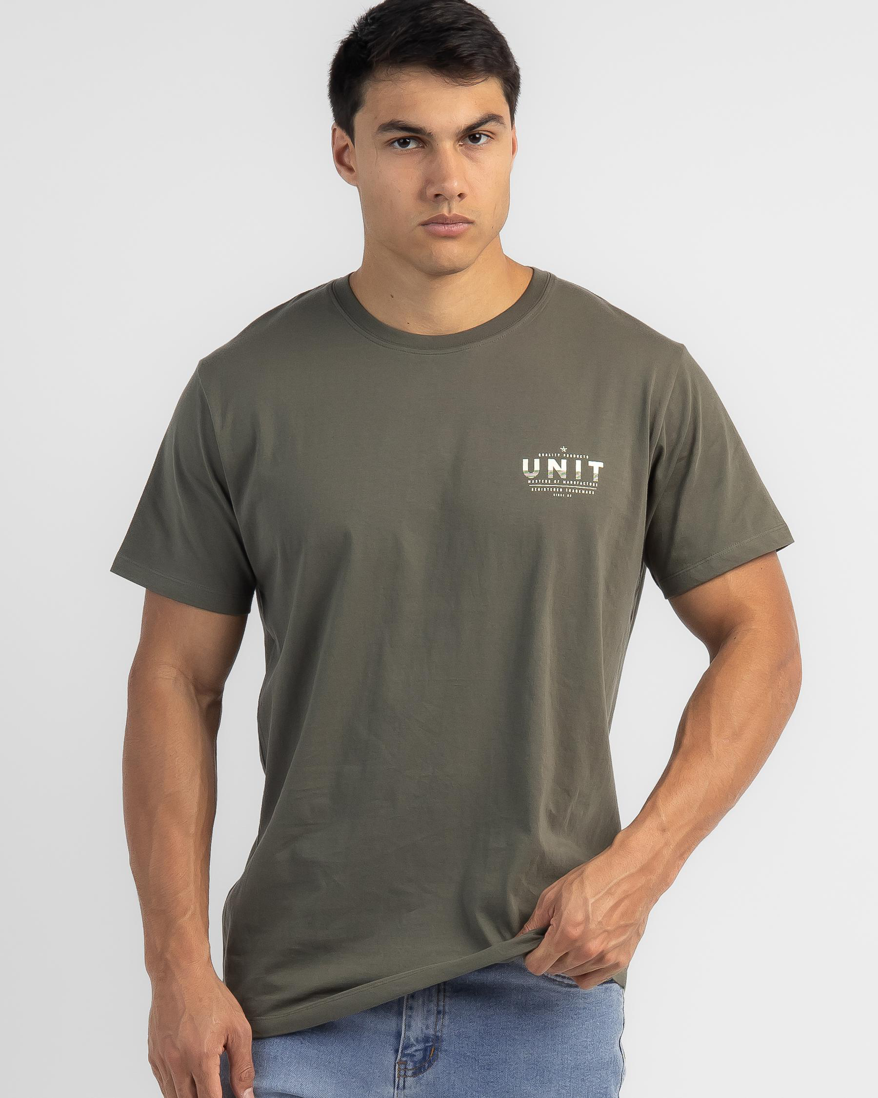 Shop Unit Bermuda T-Shirt In Military - Fast Shipping & Easy Returns ...