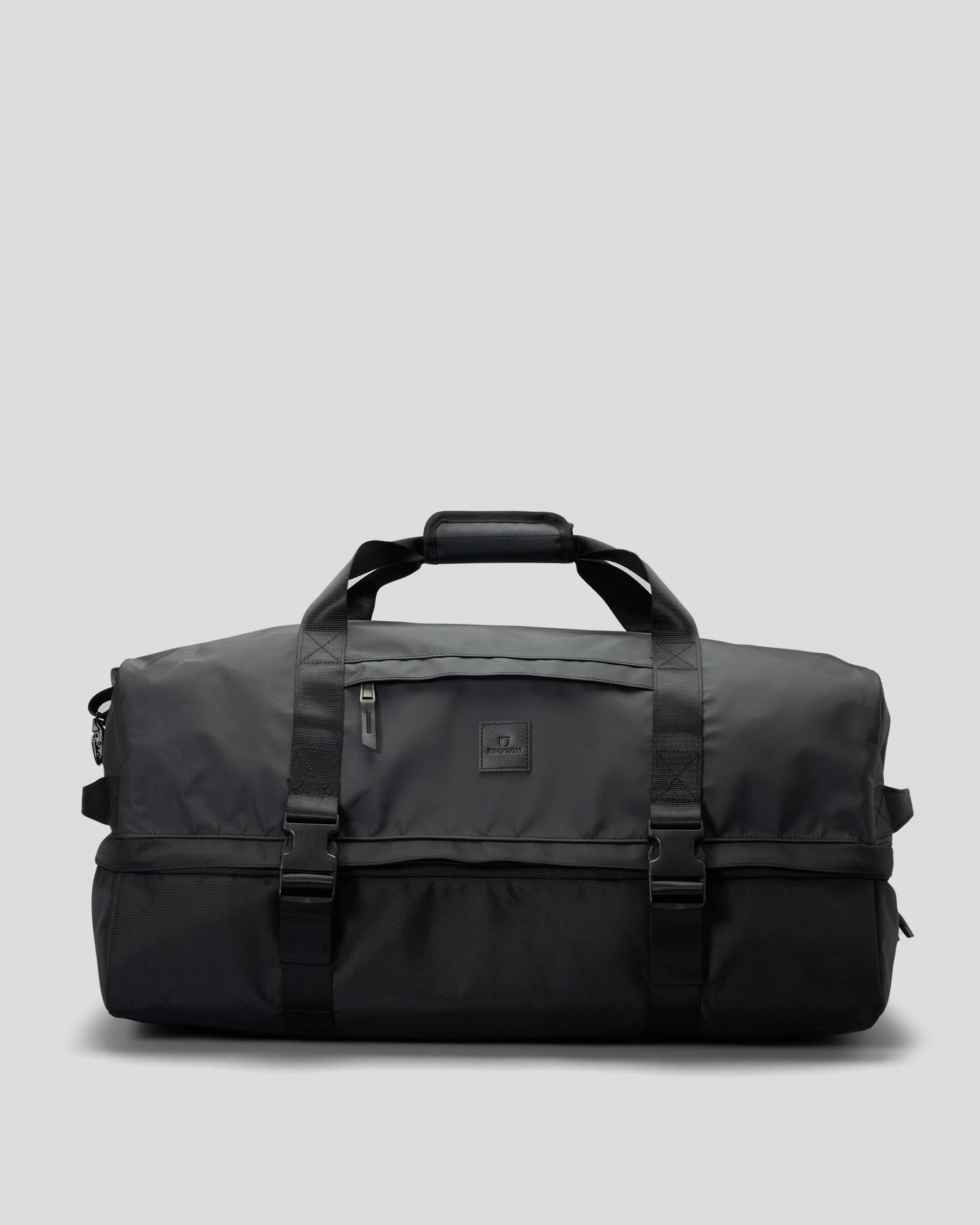 Brixton Commuter Weekender Duffle Bag In Black - FREE* Shipping