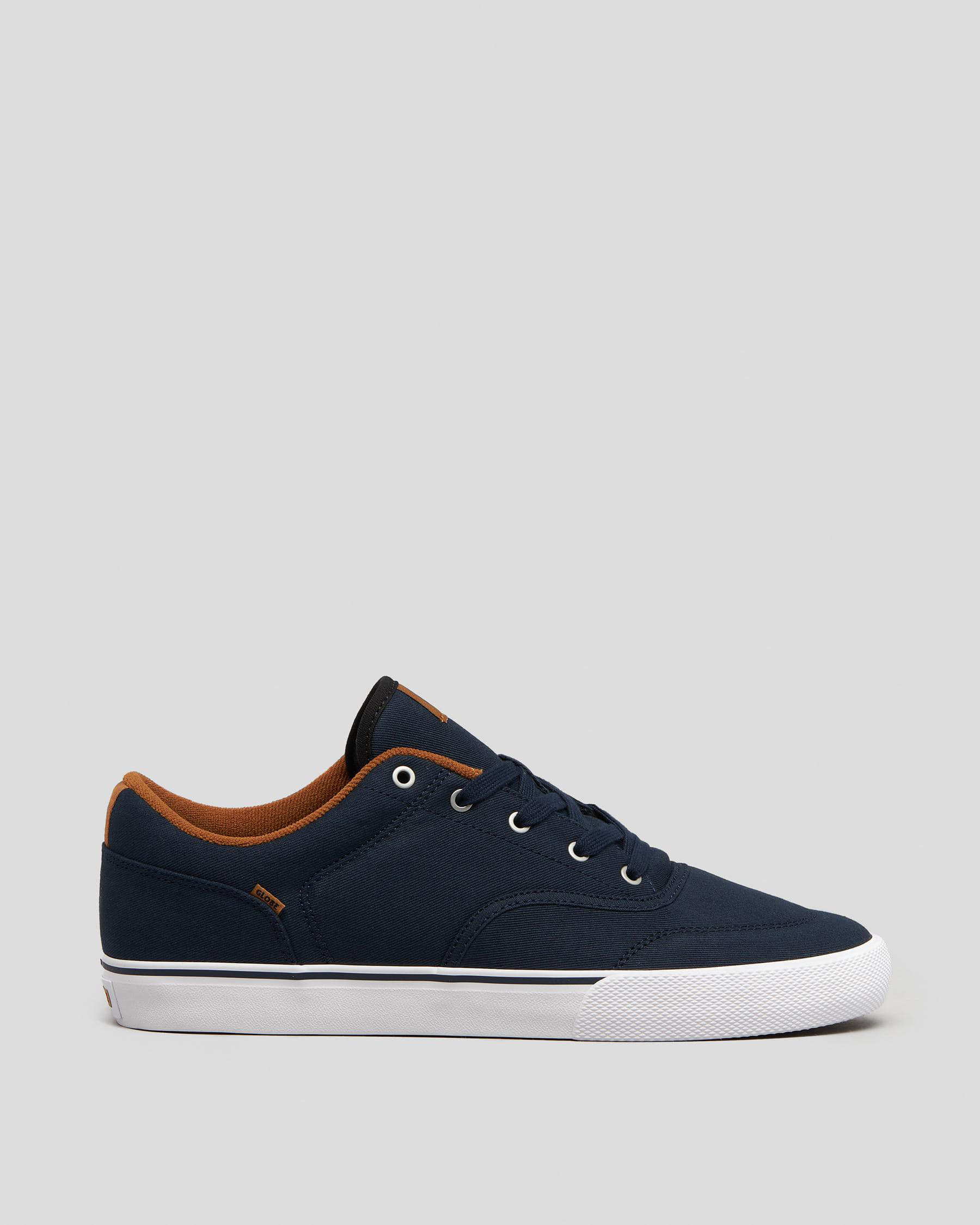 Globe Tribe Shoes In Navy Twill/white - Fast Shipping & Easy Returns ...